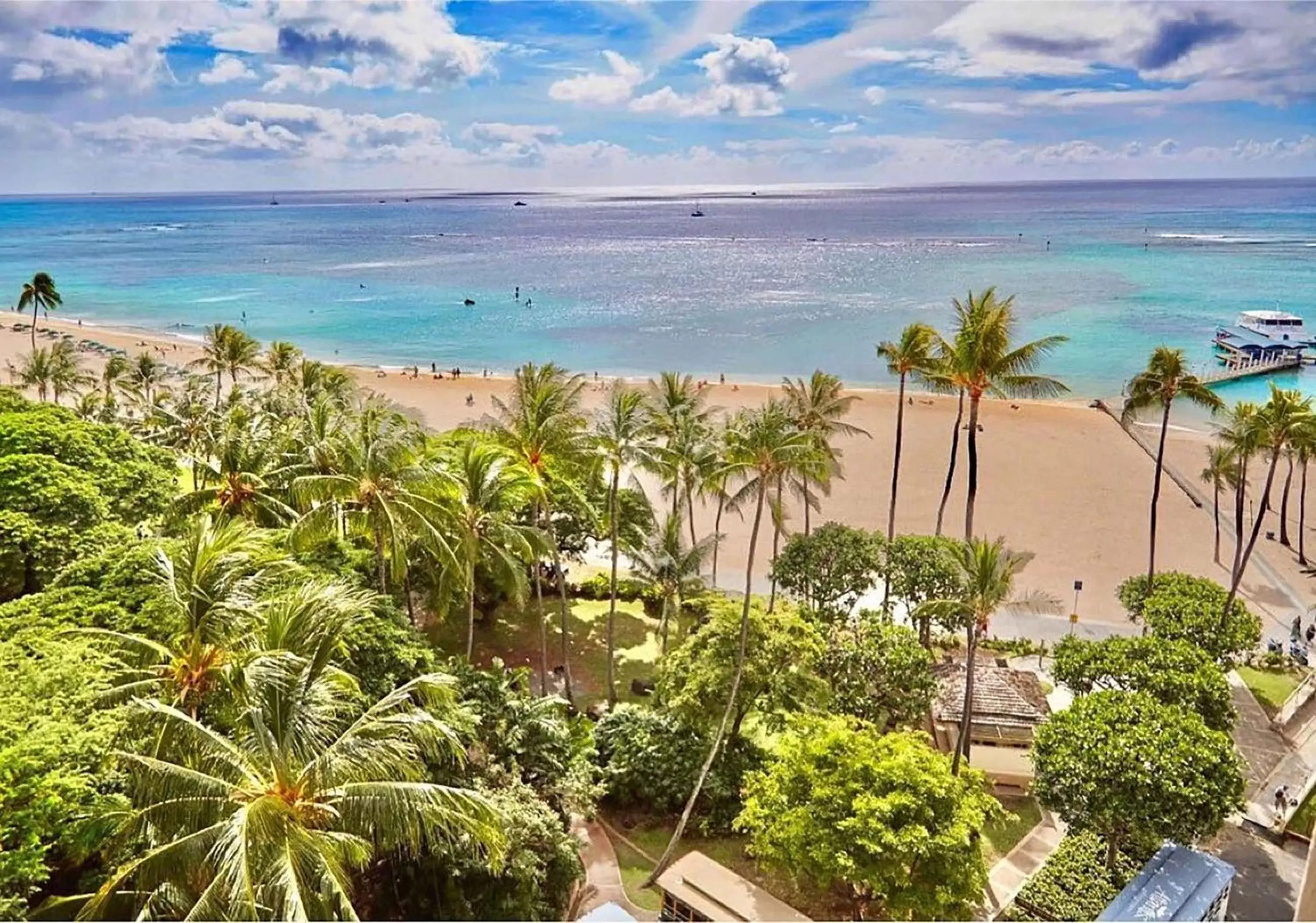 View (from property/room), Beach in Hilton Hawaiian Village Waikiki Beach Resort