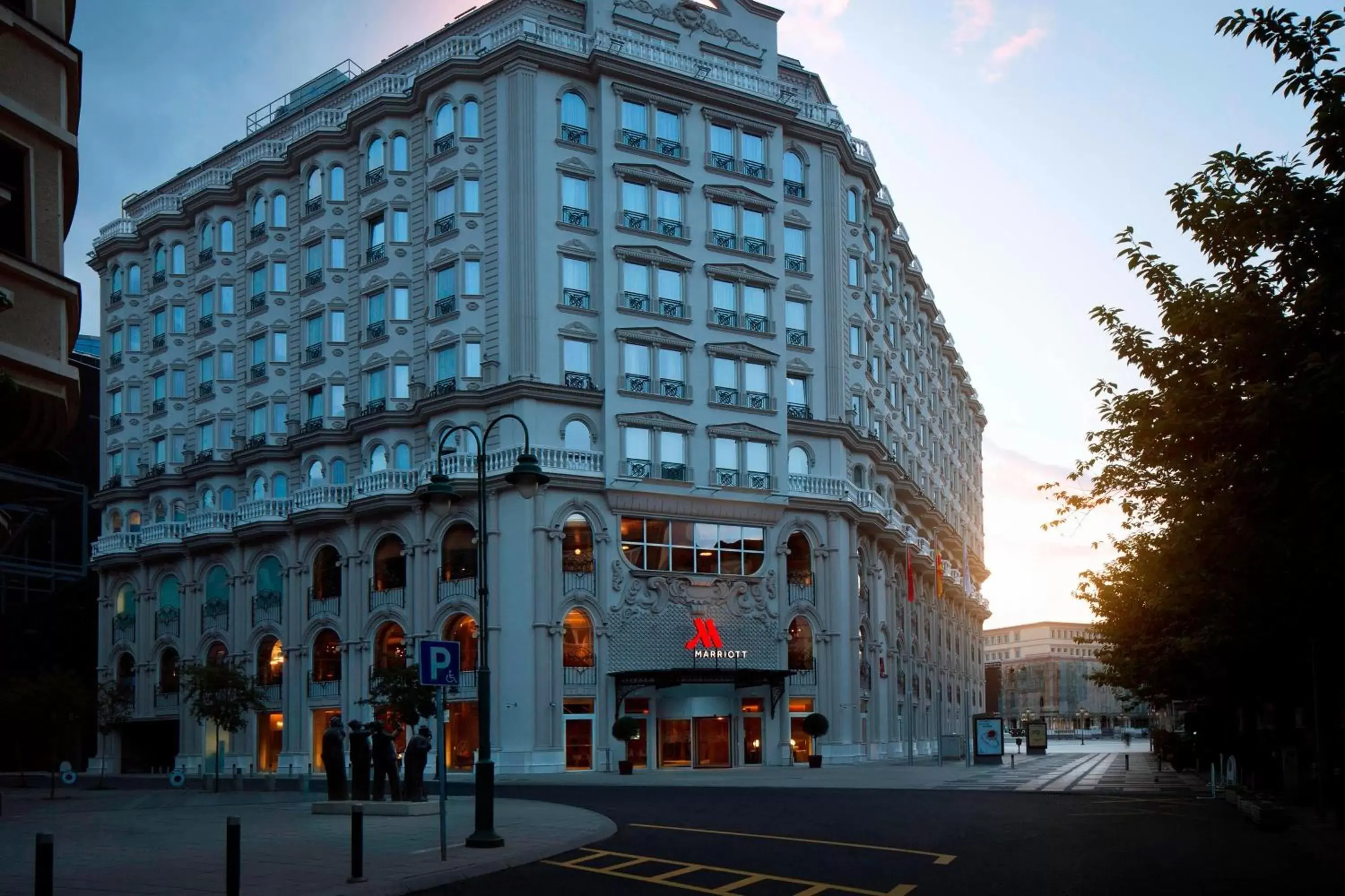 Property Building in Skopje Marriott Hotel