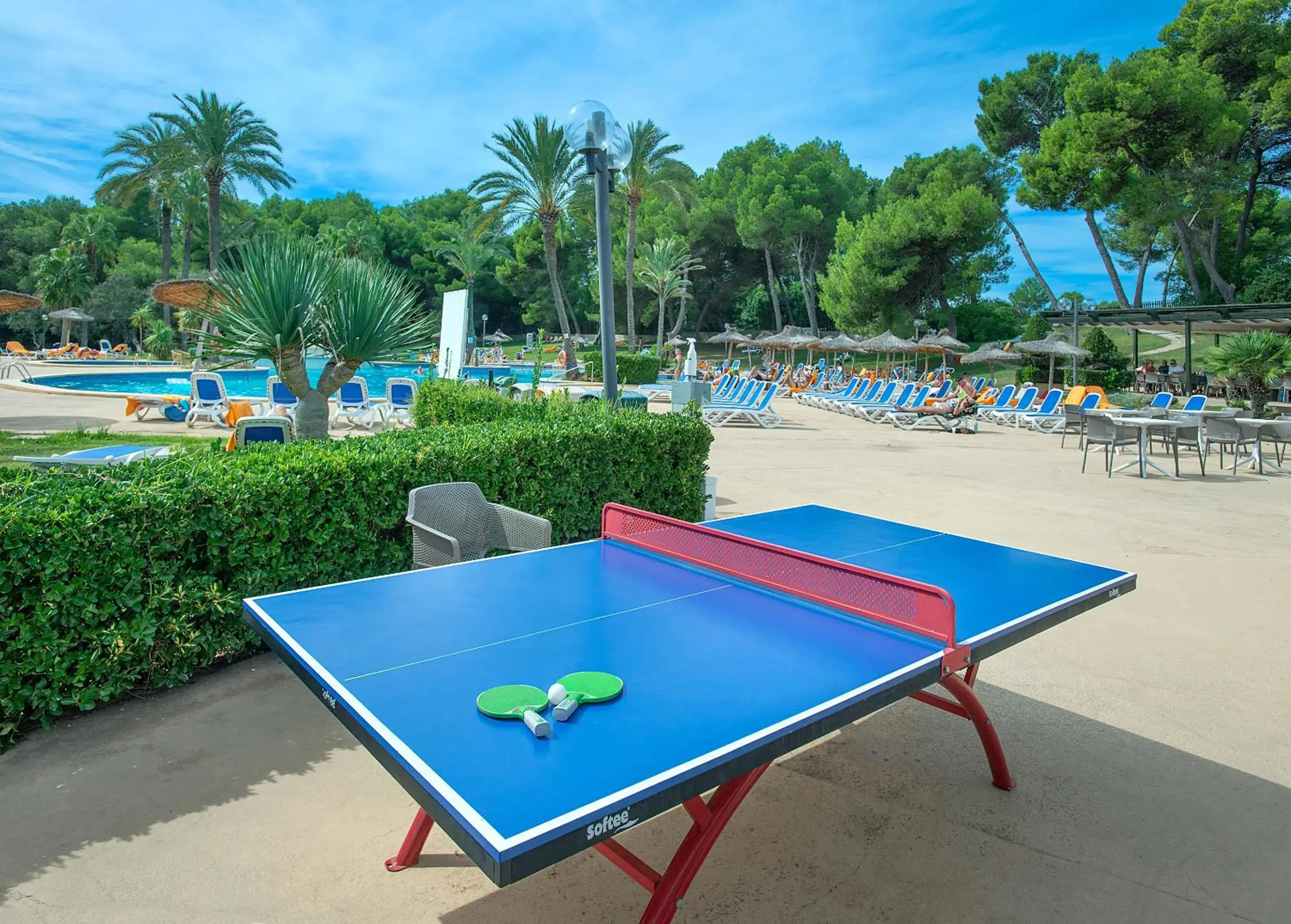 Table tennis in Exagon Park