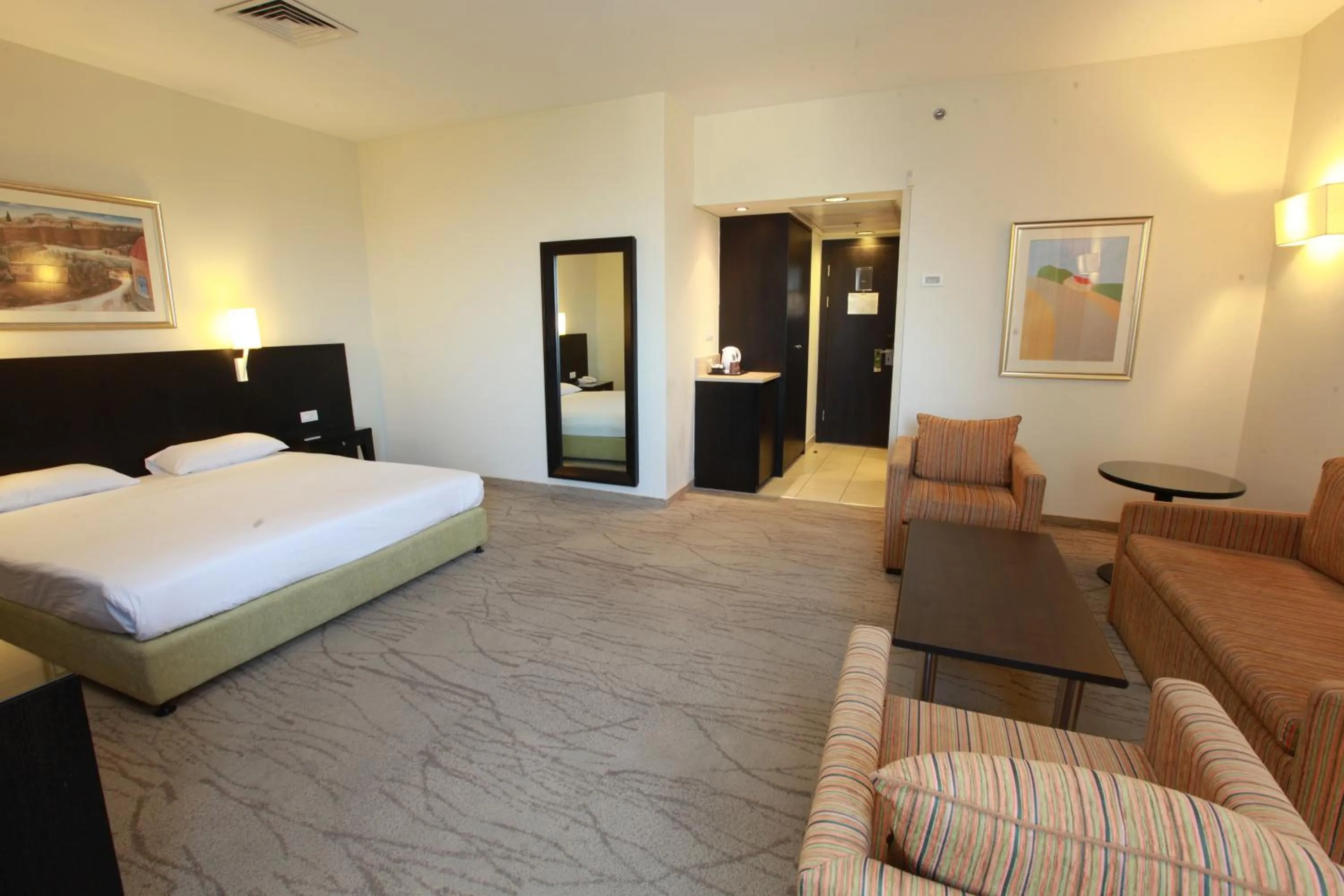 Coffee/tea facilities, Bed in Ein Kerem Hotel