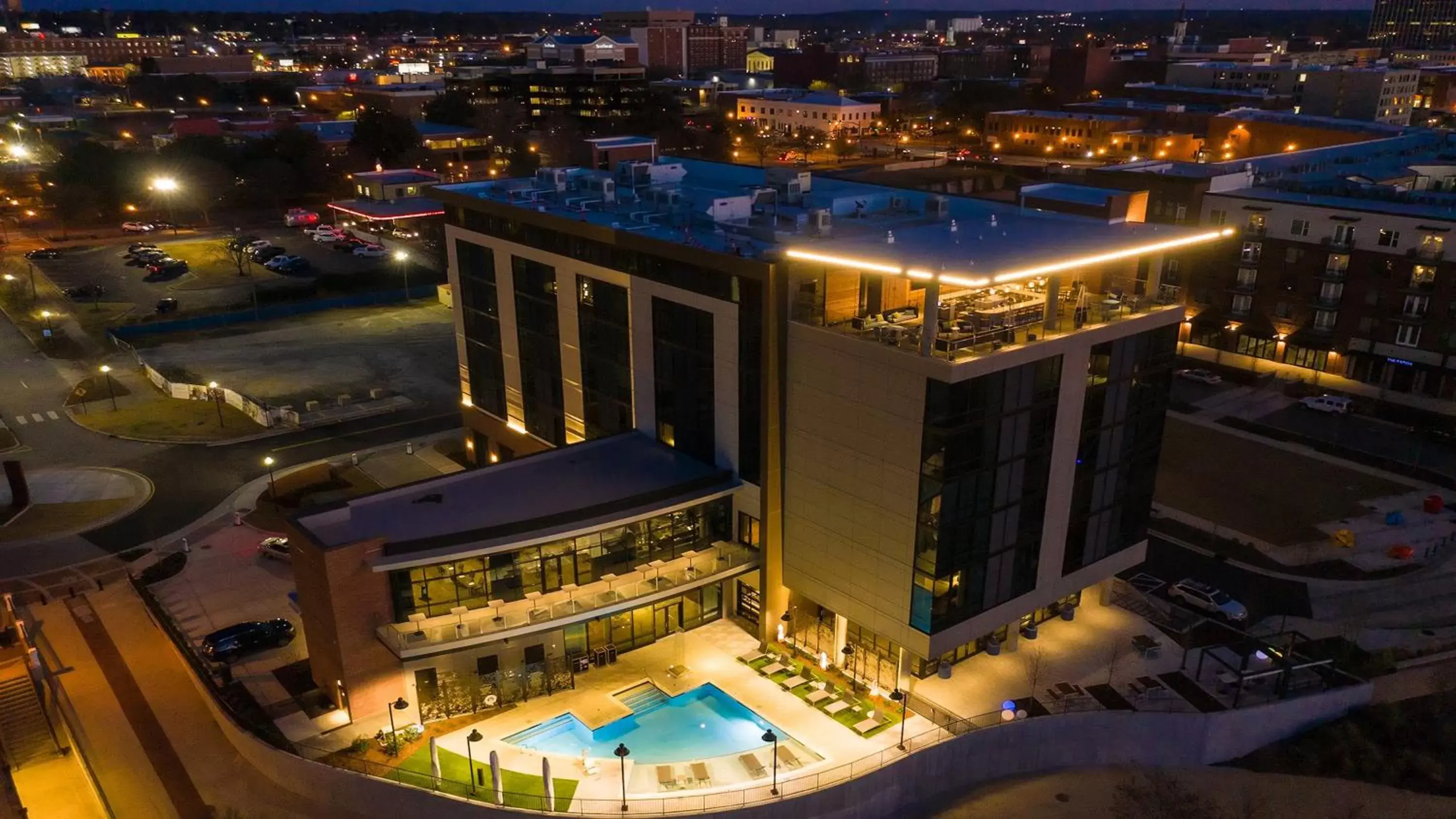 Property building, Bird's-eye View in Hotel Indigo - Columbus at Riverfront Place, an IHG Hotel