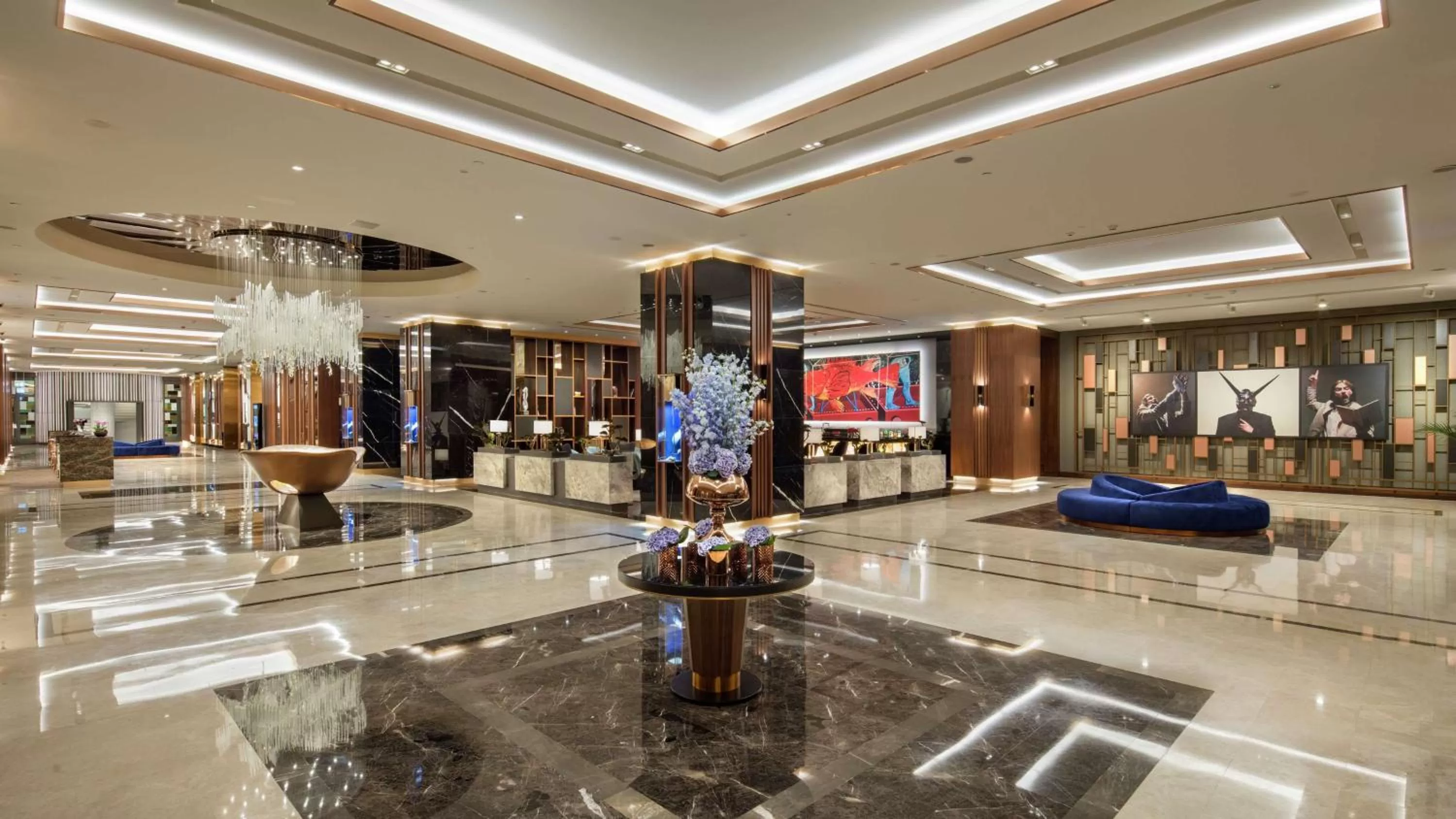 Lobby or reception in Hilton Istanbul Maslak