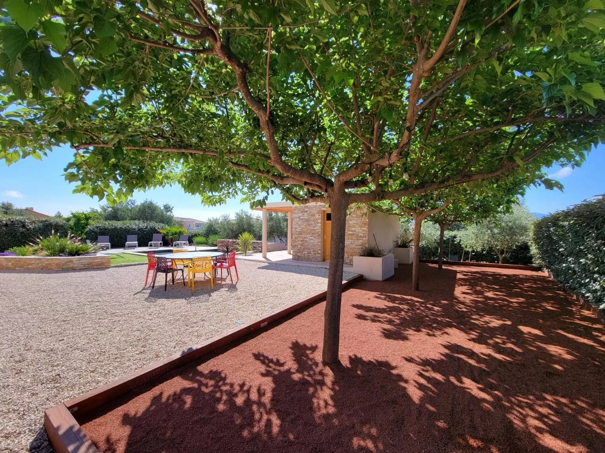 Garden in Villa Tropez Chambres d'hôtes