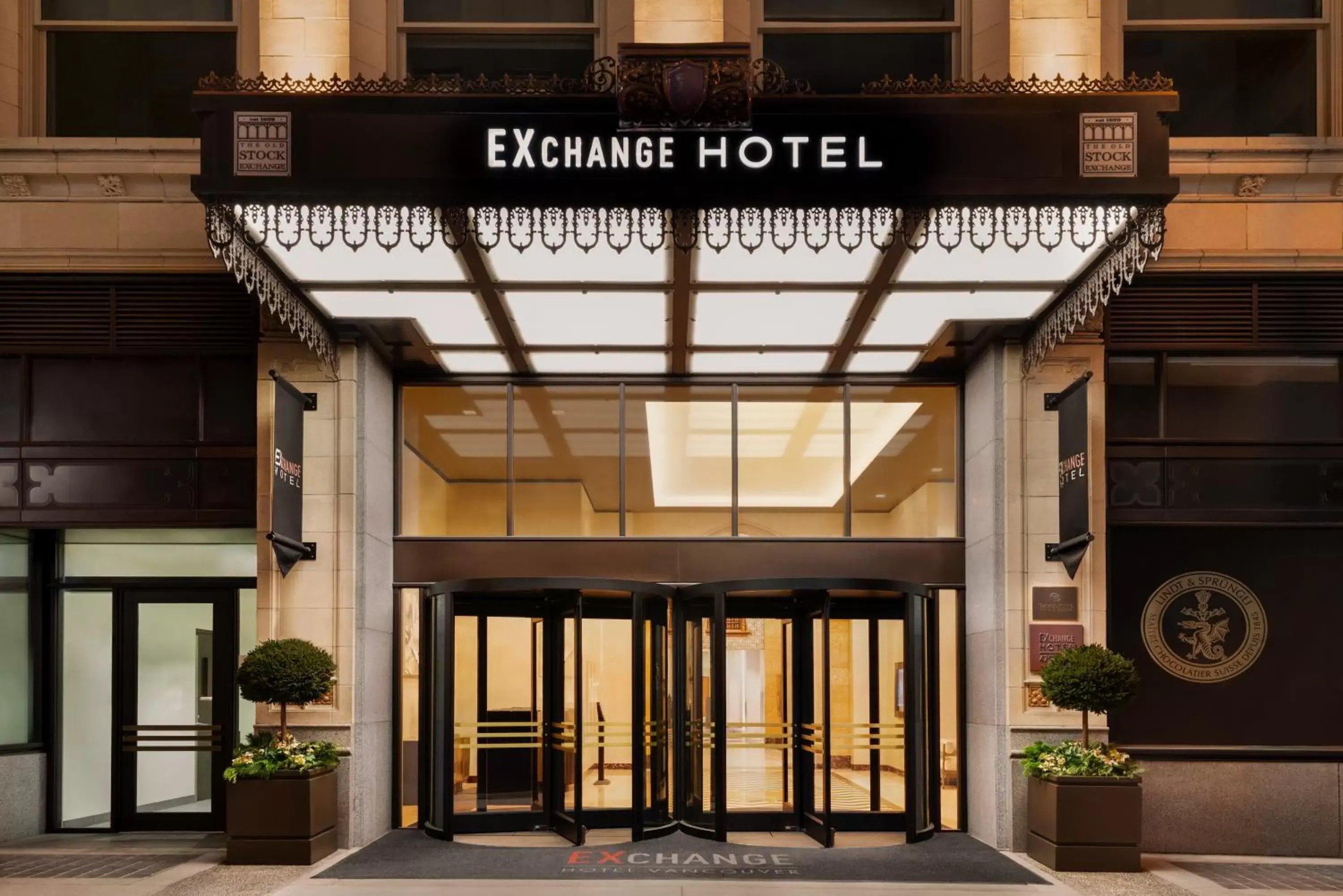 Property building in EXchange Hotel Vancouver