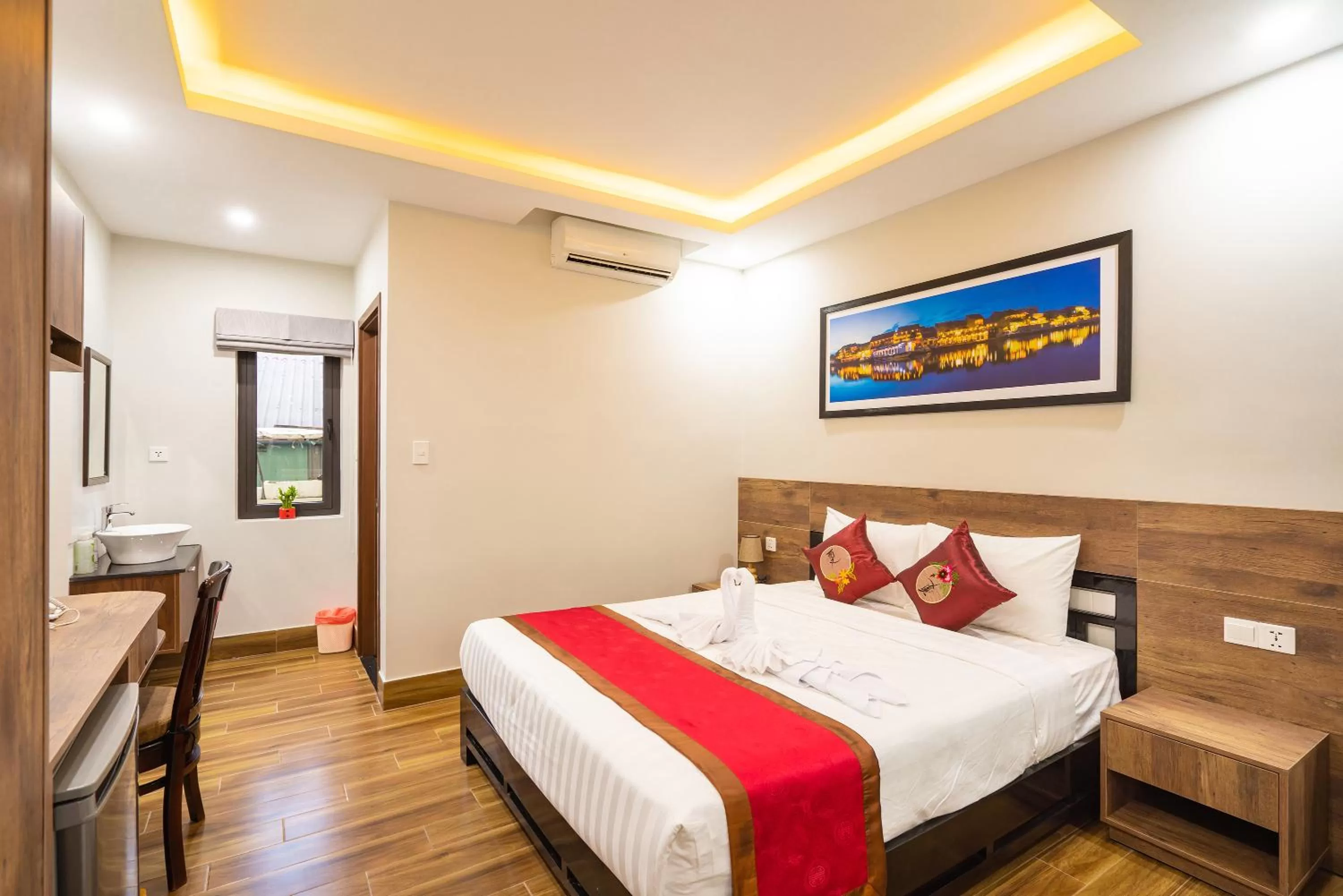 Bedroom, Bed in The Lit Villa Hoi An