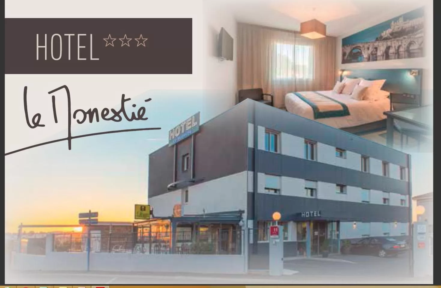 Property building, Bed in Sure Hotel by Best Western Beziers Le Monestie