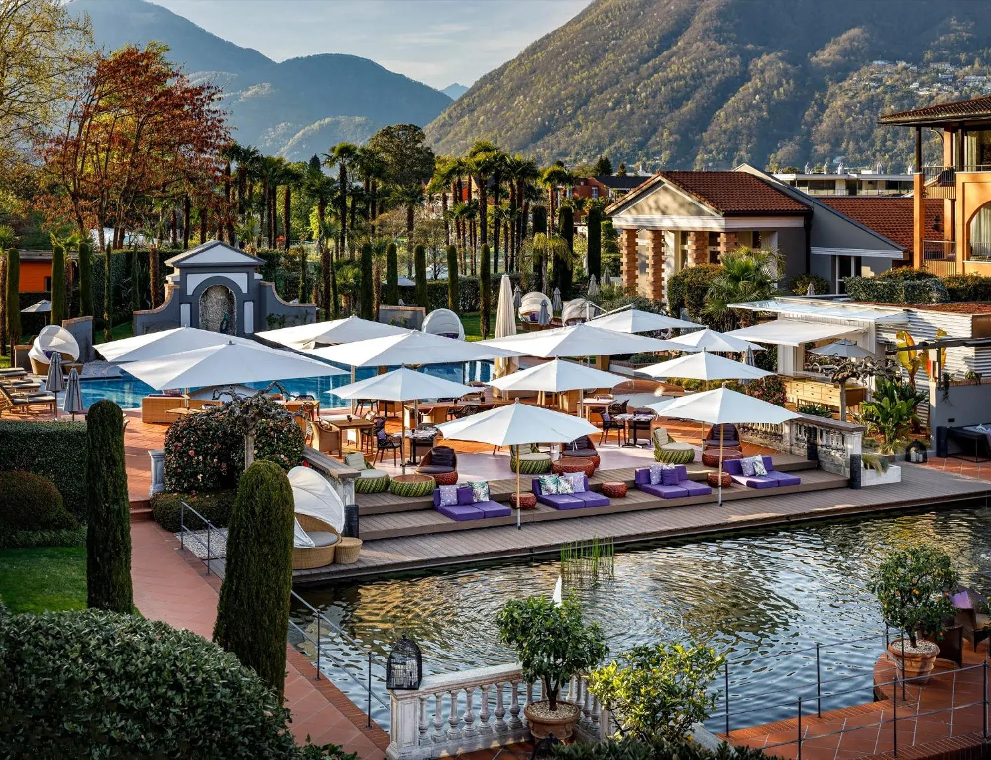 Garden, Pool View in Giardino Ascona