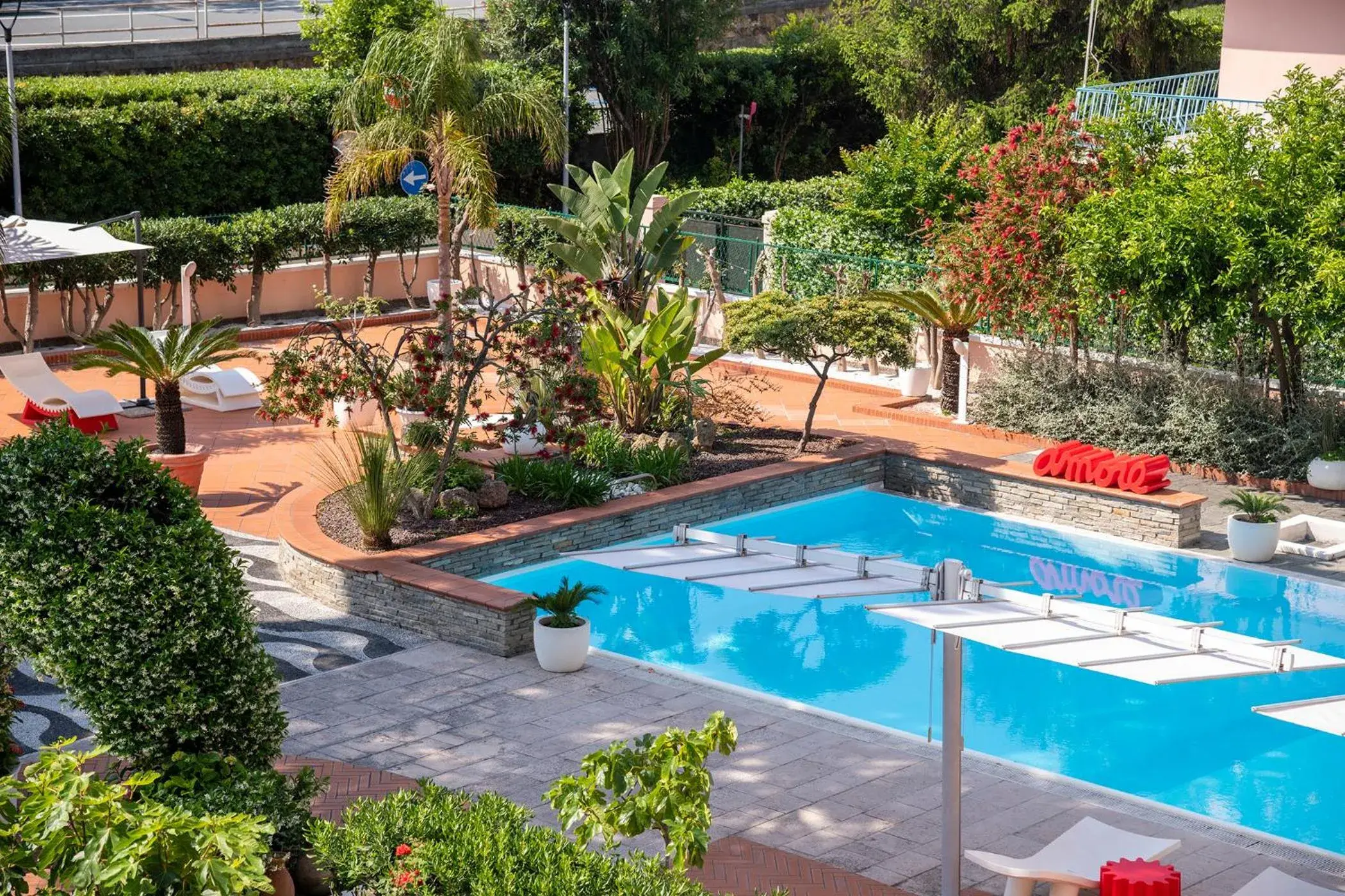 Spring, Swimming Pool in Hotel San Michele