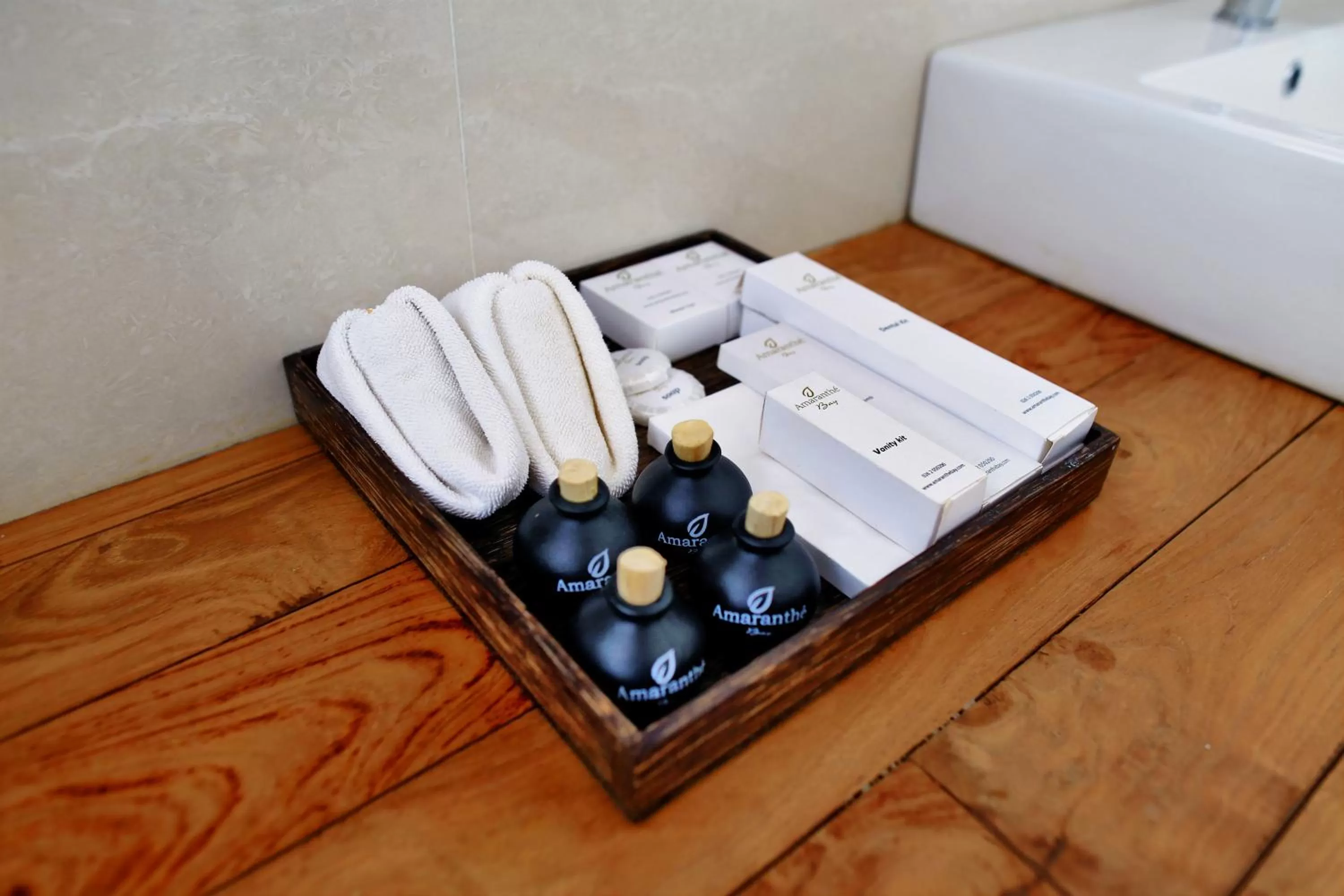 Shower in Amaranthe Bay Resort & Spa