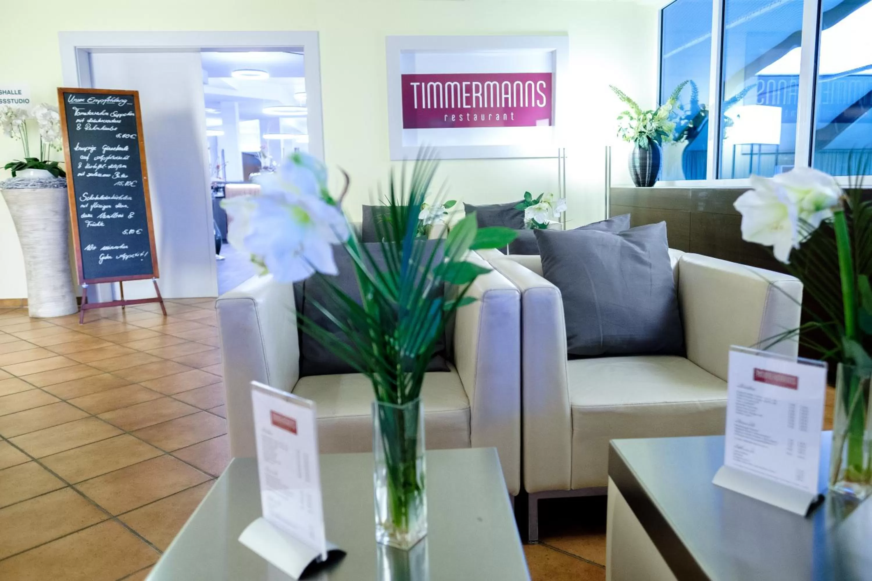 Lobby or reception in Hotel Sportwelt Radeberg