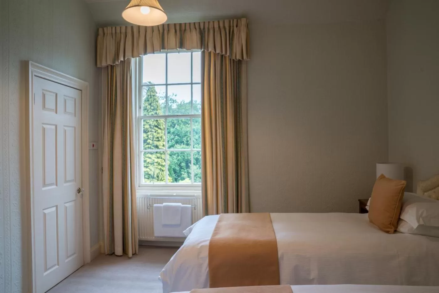 Bedroom, Bed in West Plean House