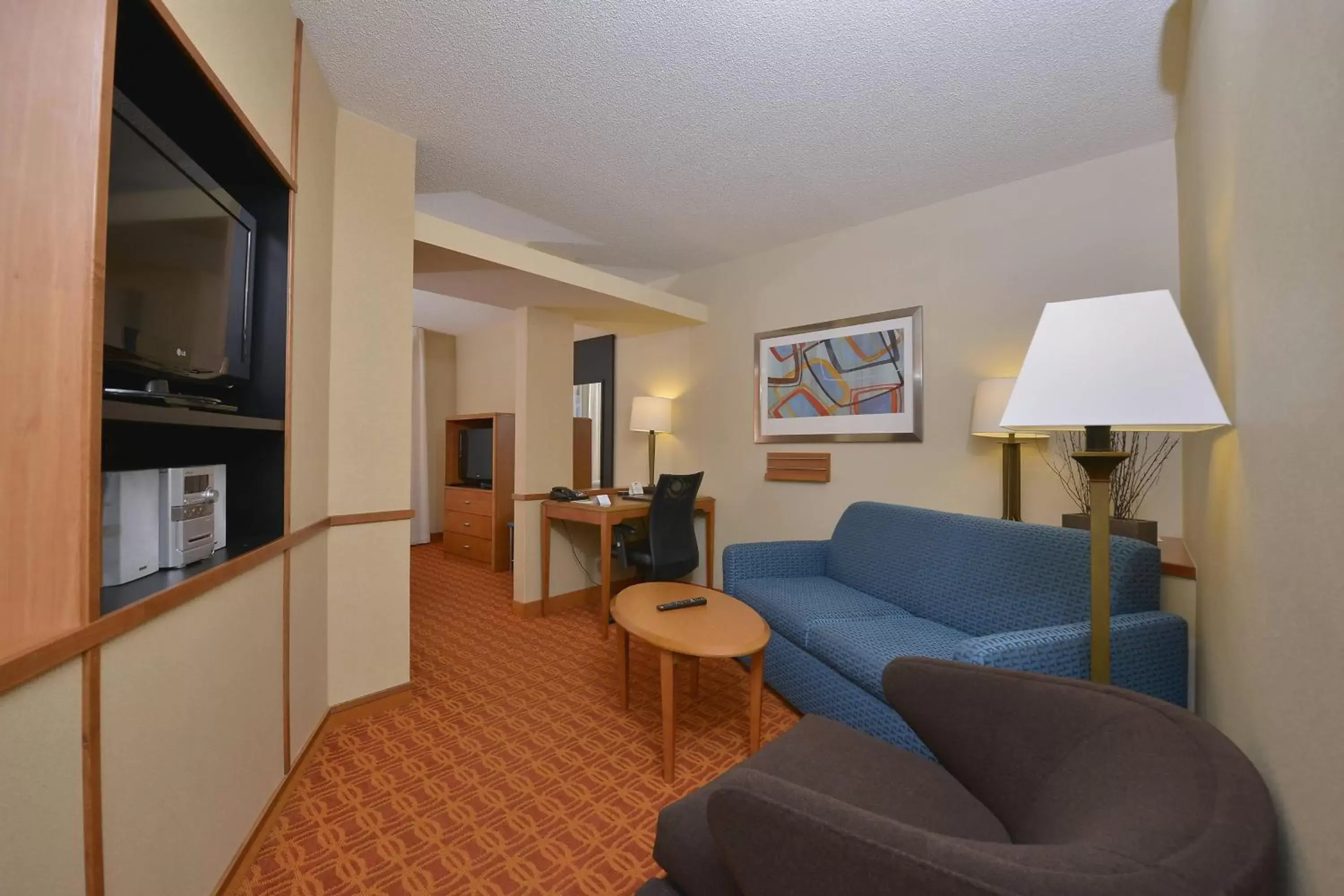 Living room, Seating Area in Fairfield Inn and Suites by Marriott Williamsport