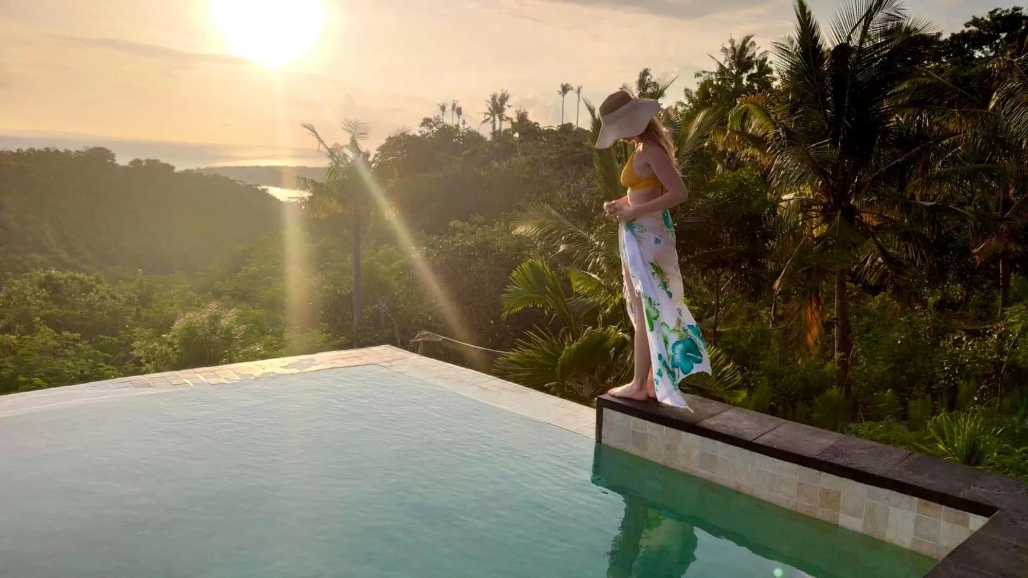 Sunset in Tanah Damai Hotel