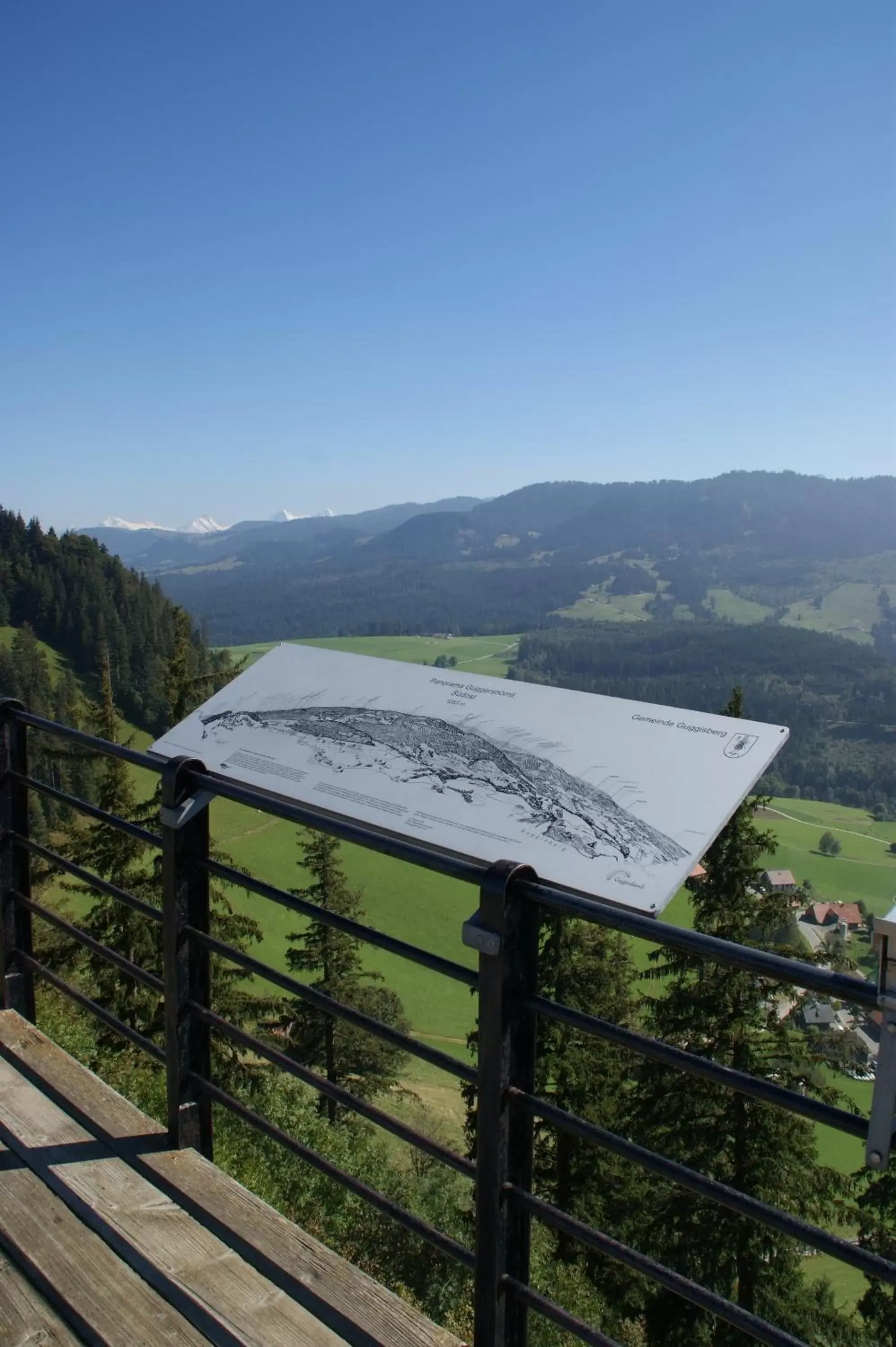 Bird's-eye View in Hotel Restaurant Sternen