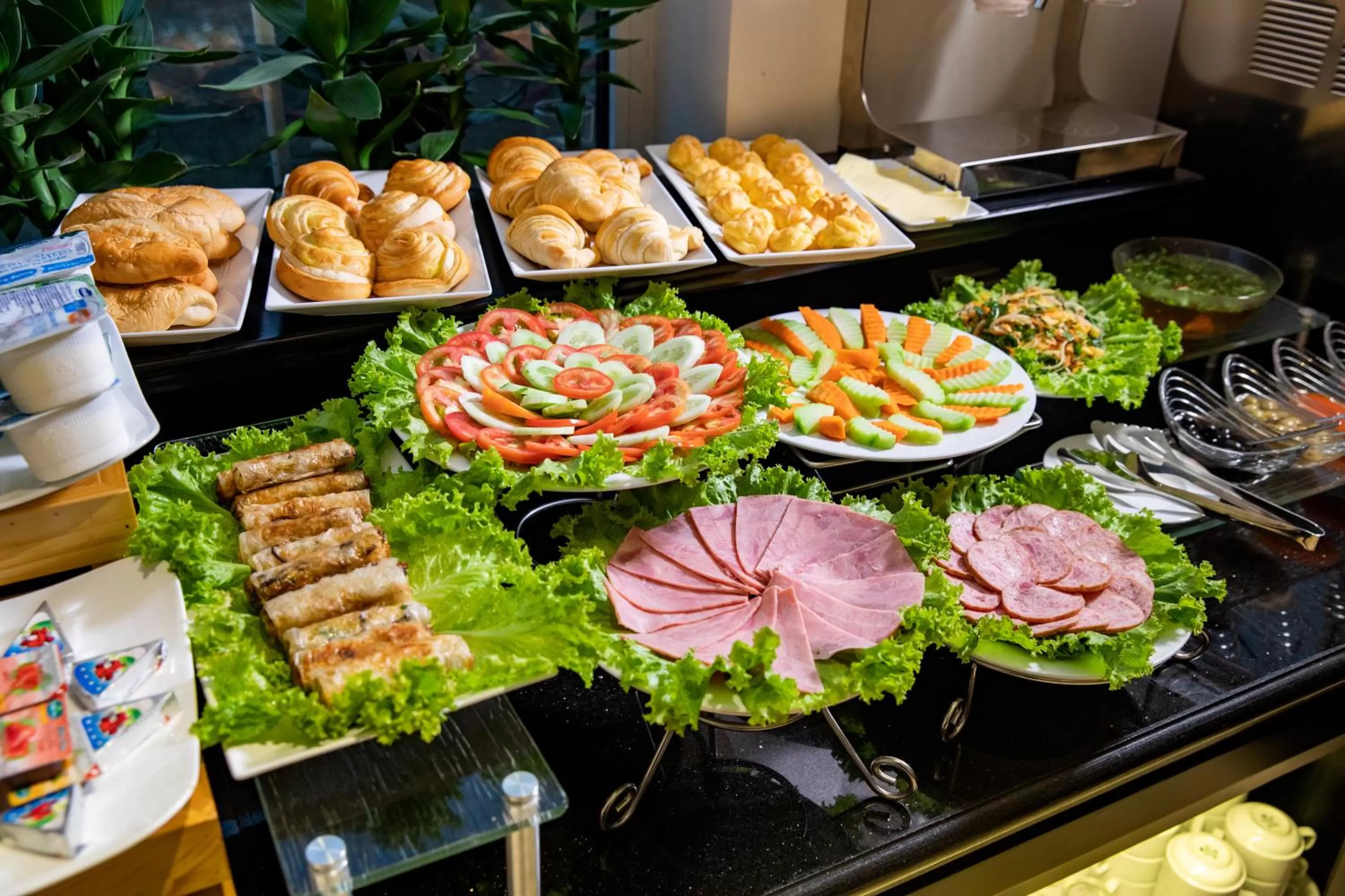 Breakfast in The Flower Boutique Hotel & Travel