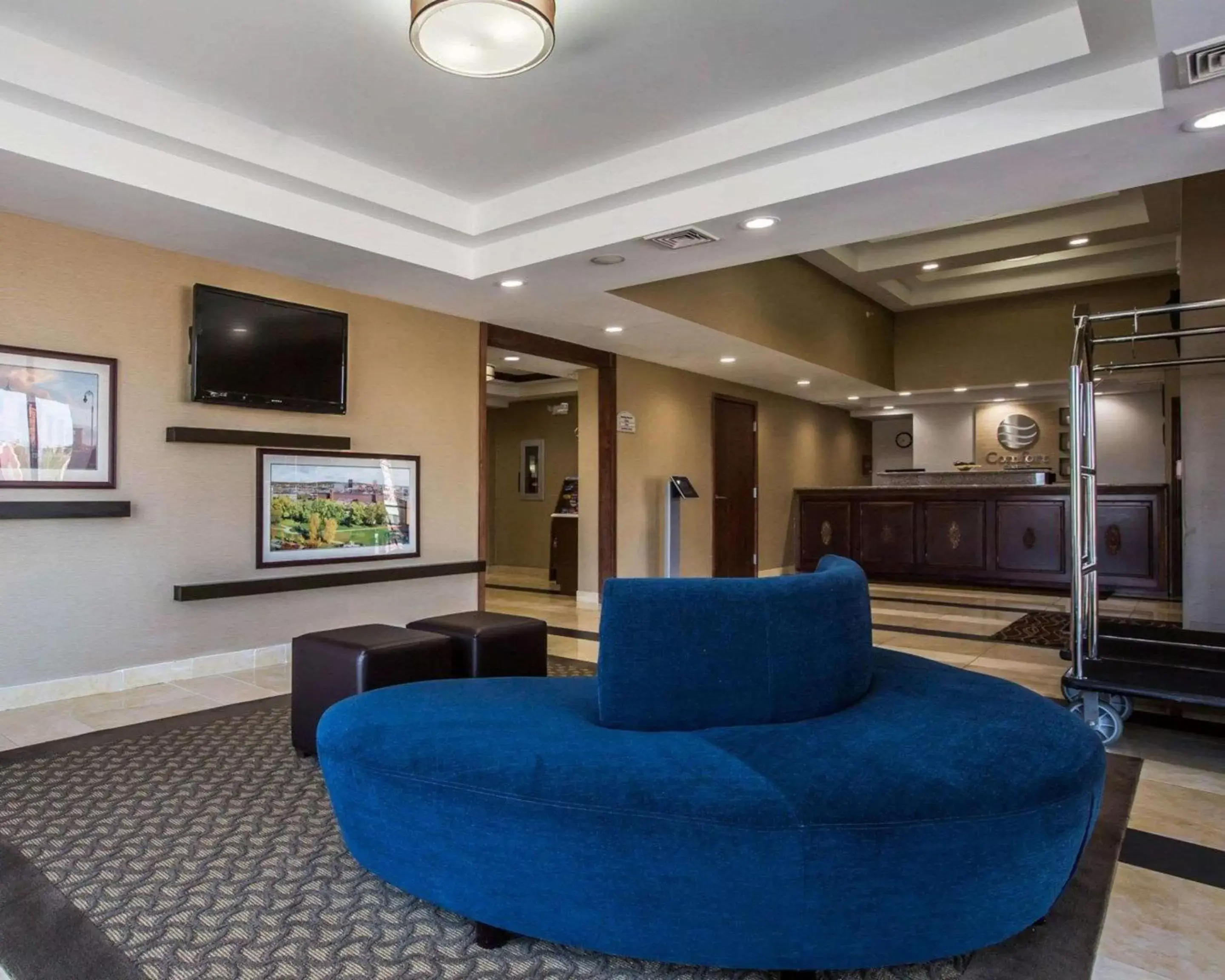 Lobby or reception, Lobby/Reception in Comfort Inn Airport Manchester