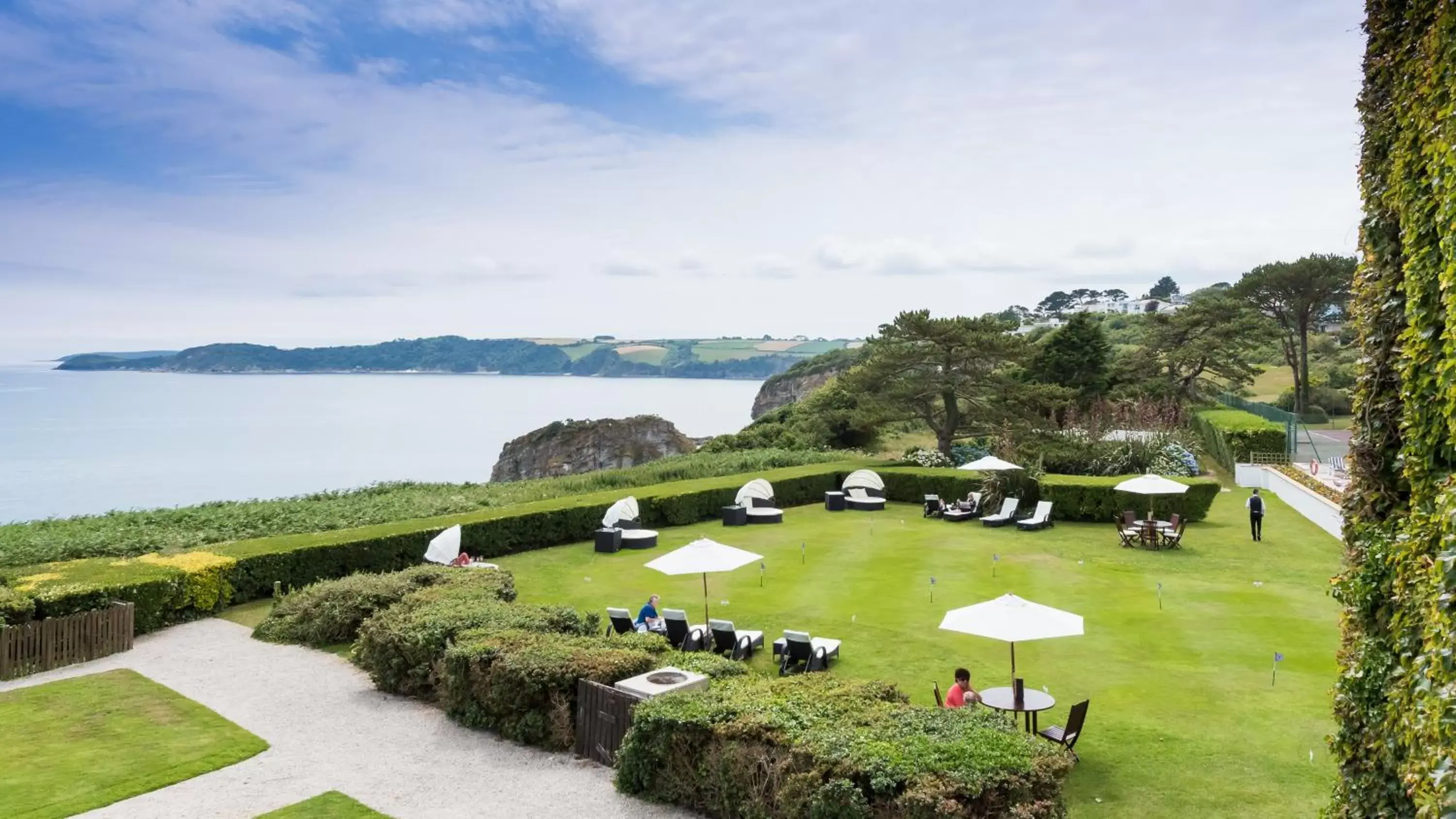 Garden in The Carlyon Bay Hotel and Spa