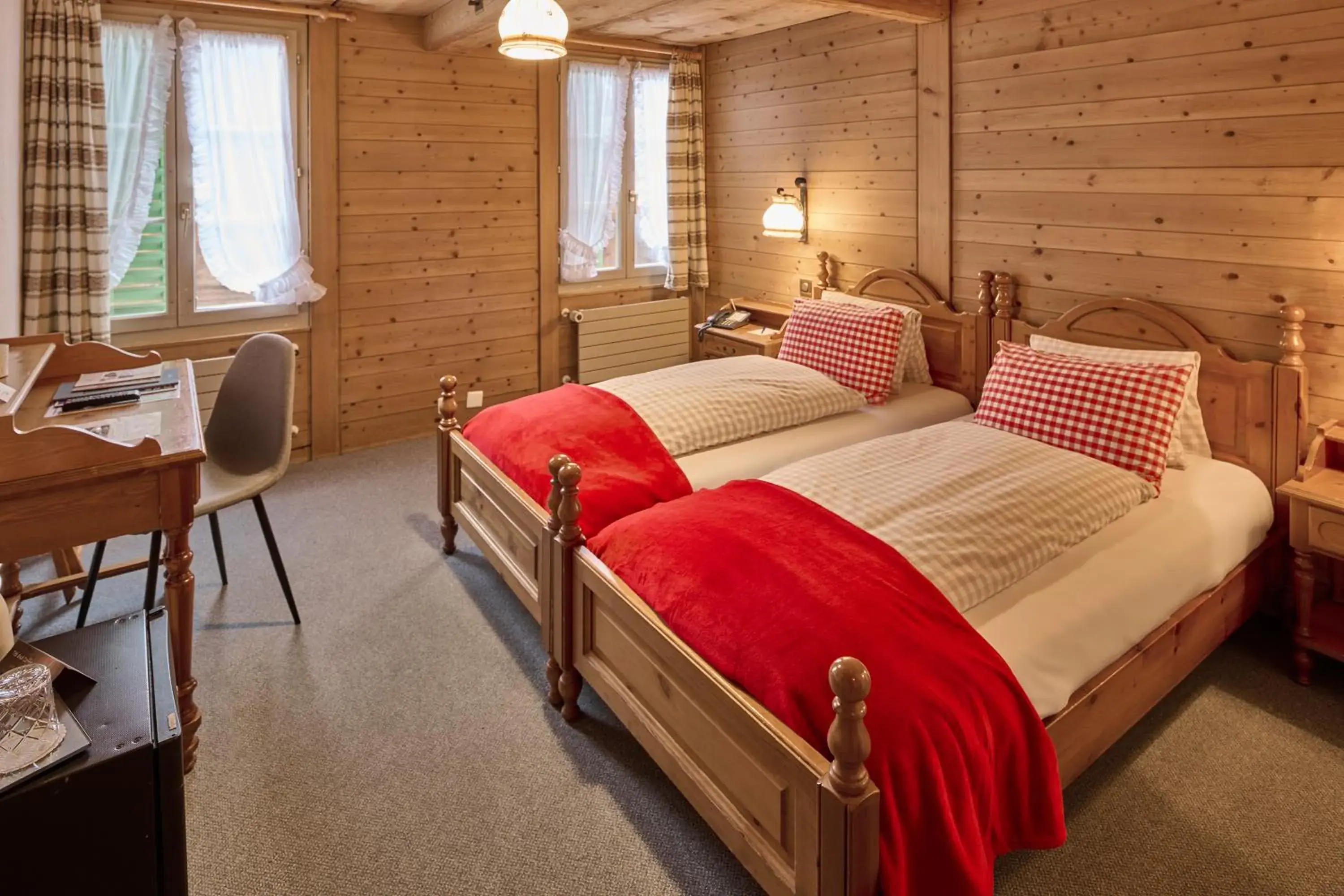 Bedroom, Bed in Baeren Hotel, The Bear Inn