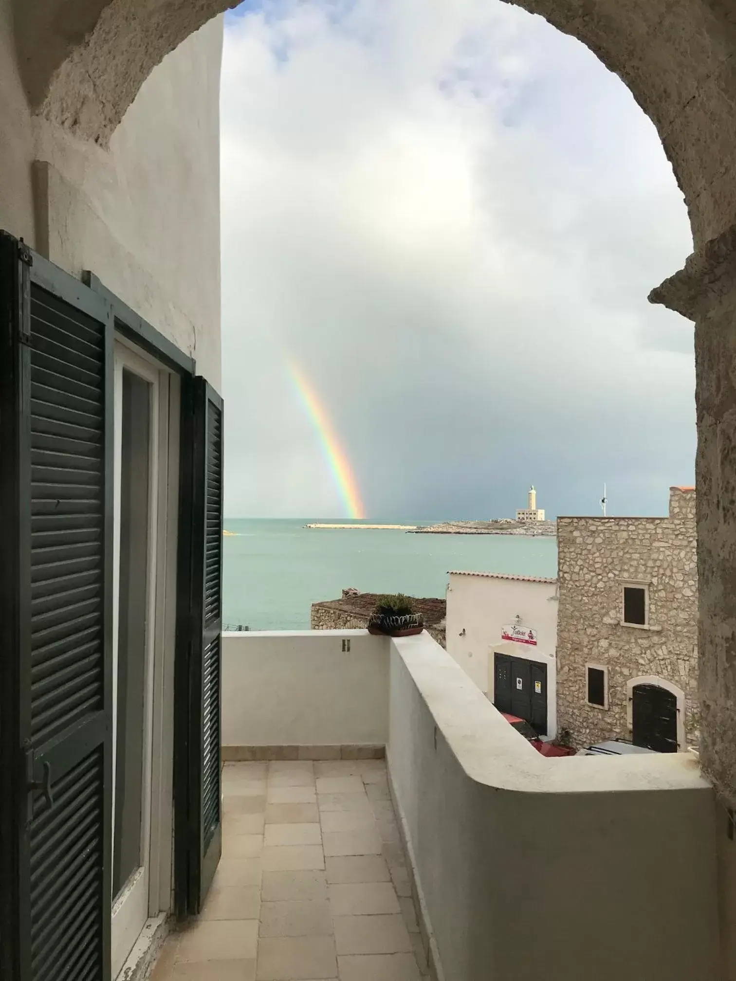 Sea view, Balcony/Terrace in Rocca Sul Mare Hotel