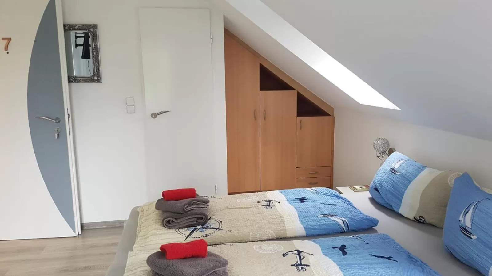 Photo of the whole room, Bed in Pension Deichgraf