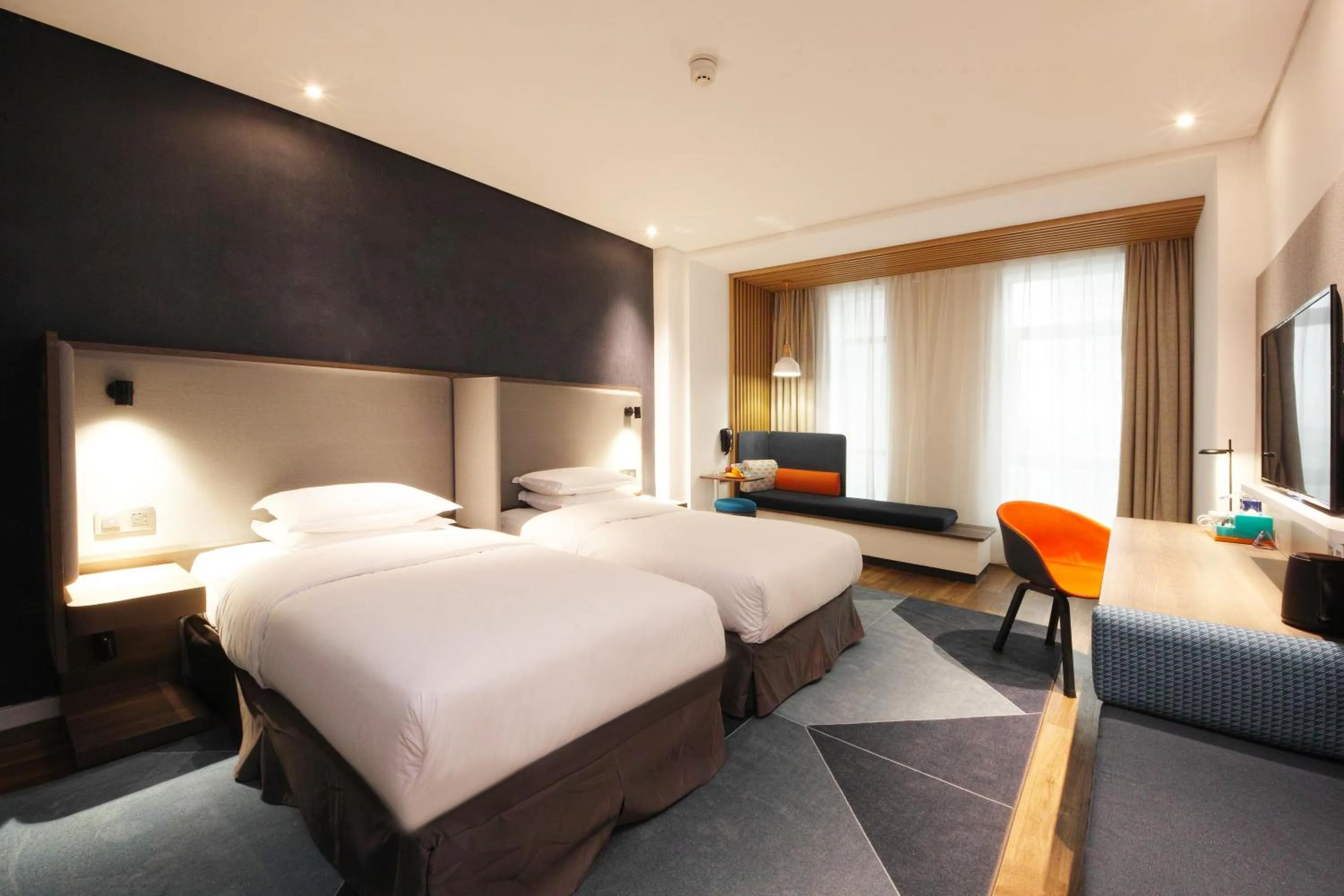 Bedroom, Bed in Holiday Inn Express Hefei Shushan by IHG