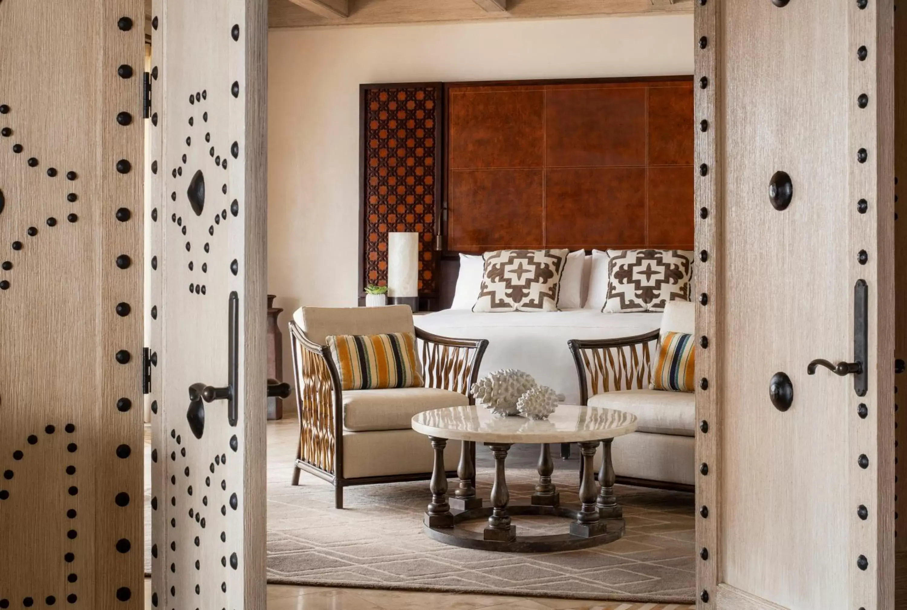Bed, Dining Area in One&Only Palmilla