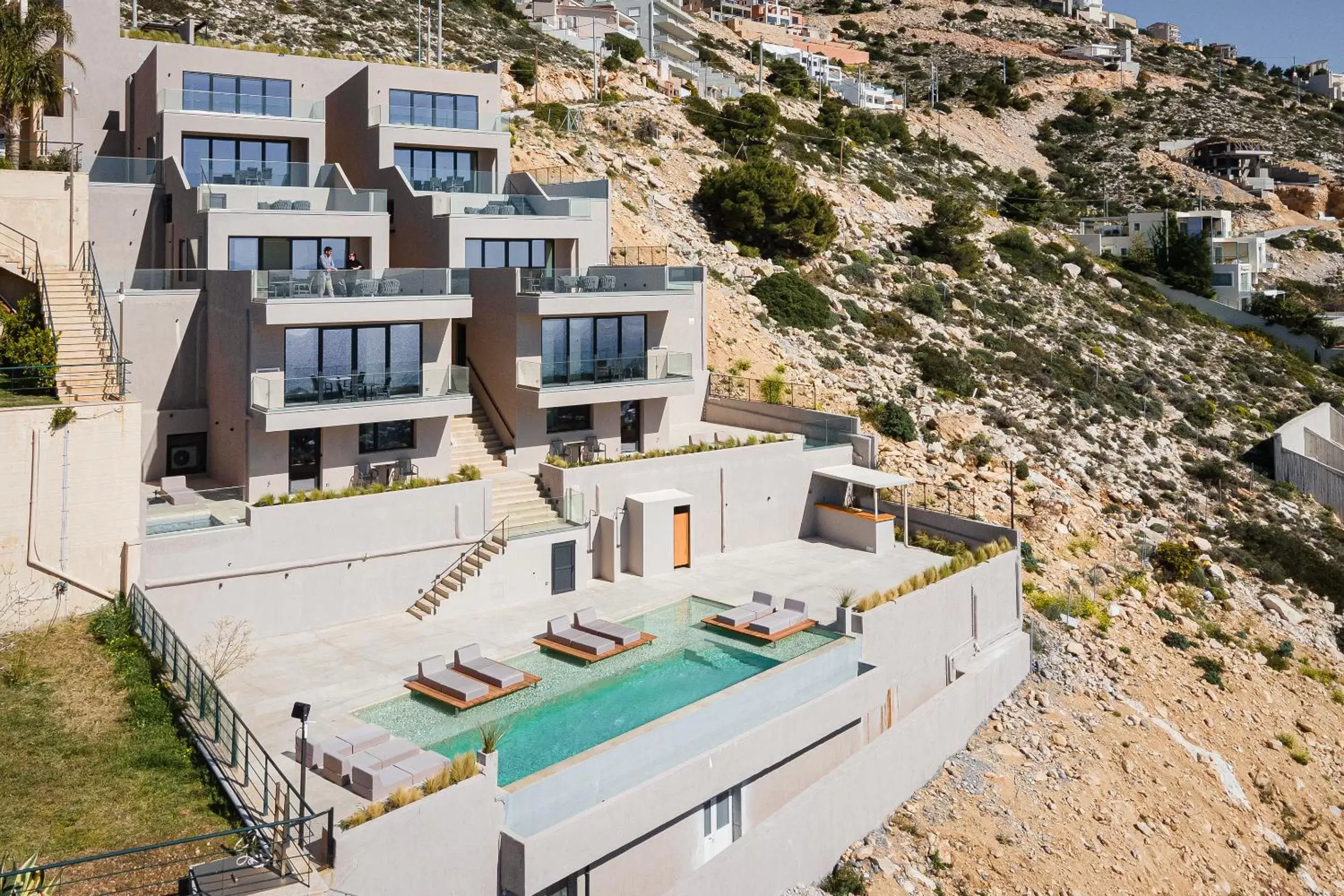 Property building, Bird's-eye View in Saronida Hills