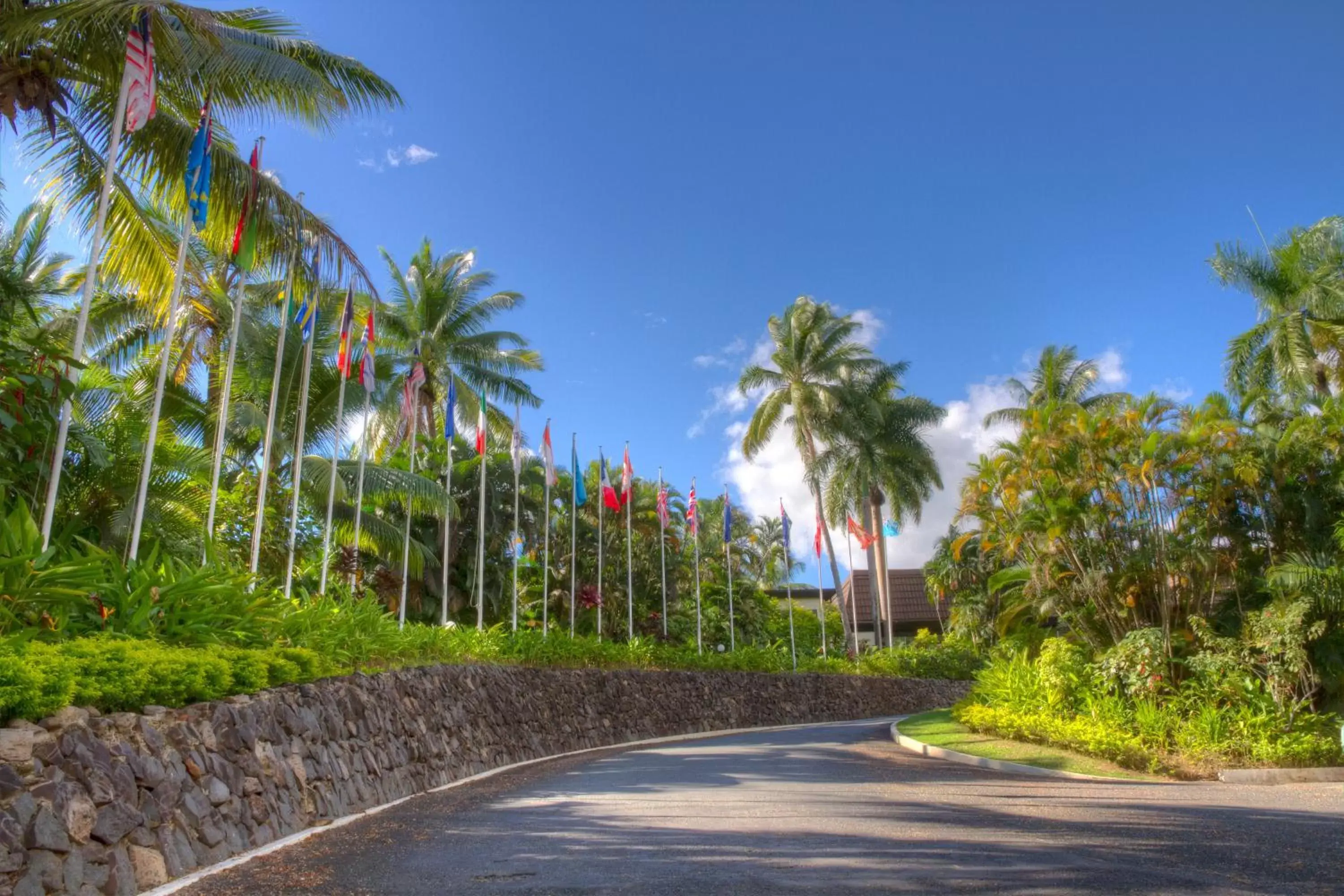 Facade/entrance in Tanoa International Hotel