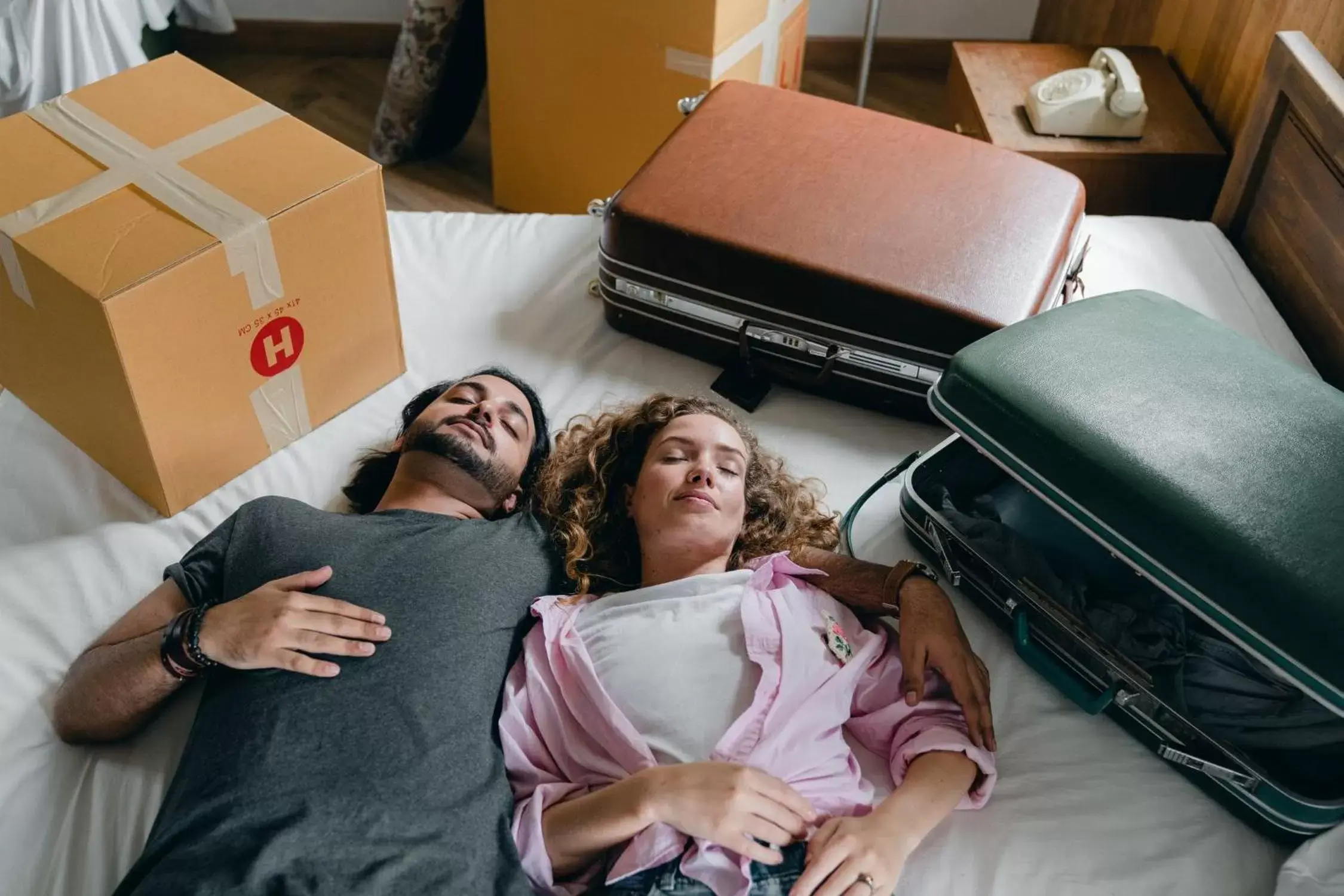 Bed in Holiday Inn Express & Suites Heath - Newark by IHG Bed in Holiday Inn Express & Suites Heath - Newark by IHG