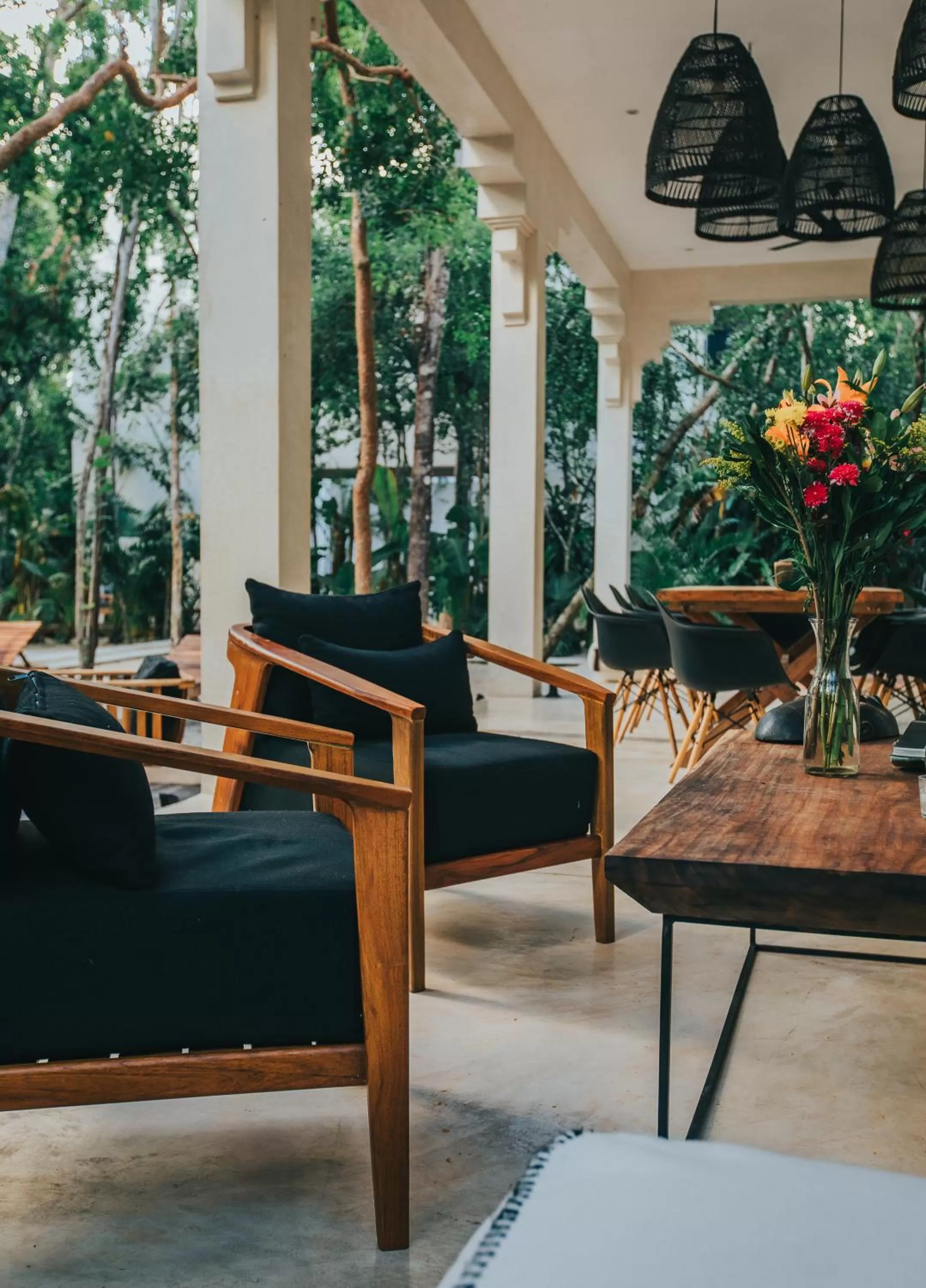 Patio in Ambre & Epices Jungle Hotel & Spa