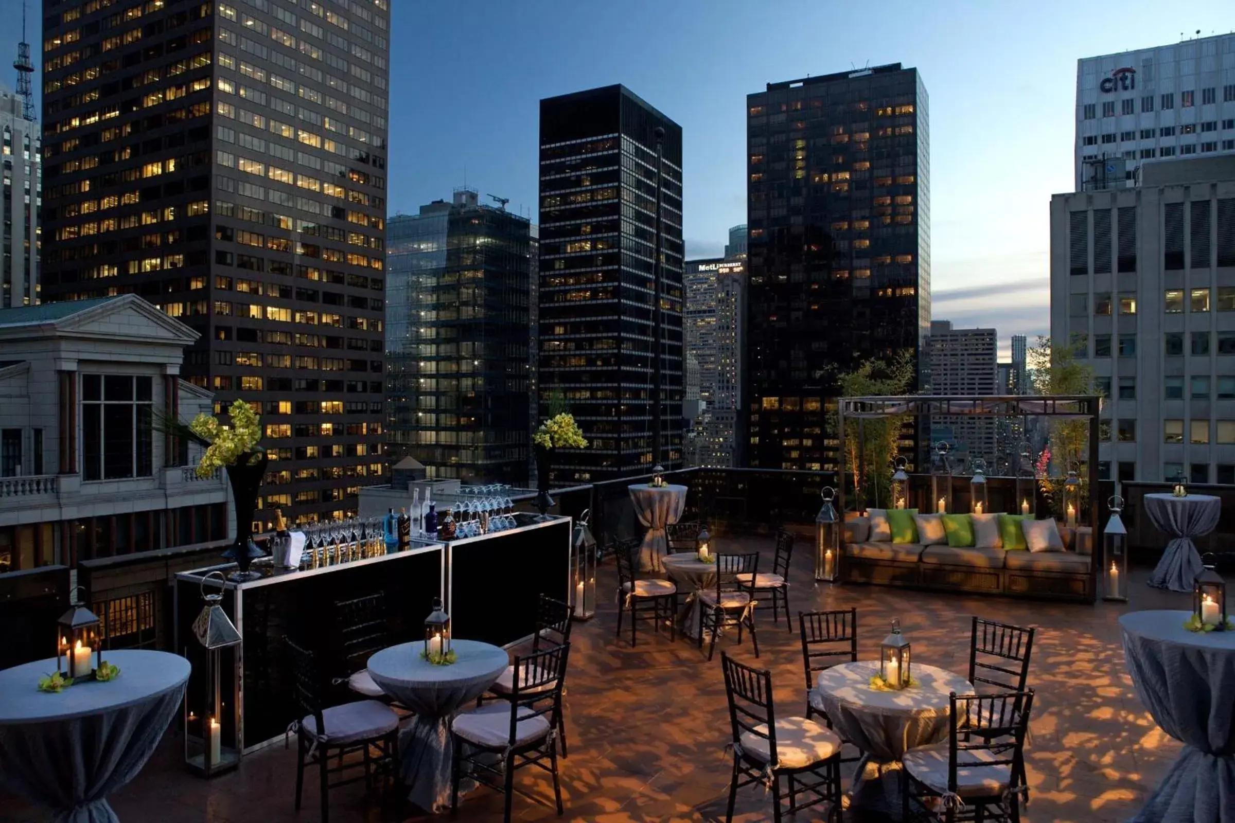 Balcony/Terrace, Restaurant/Places to Eat in The Peninsula New York