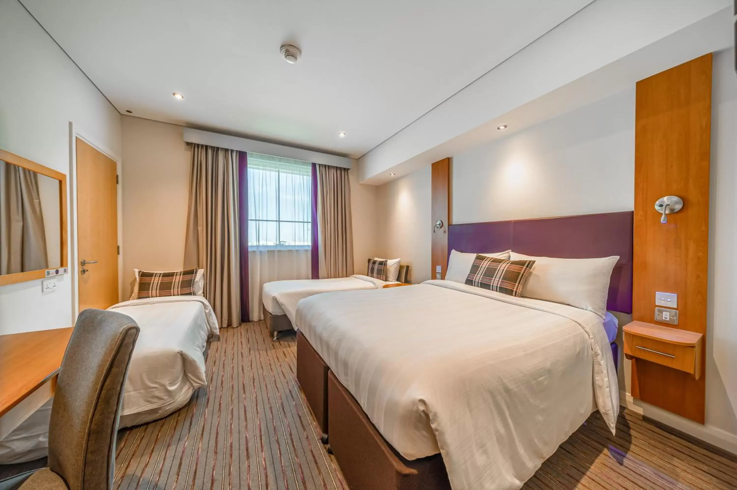 Bed in Premier Inn Dubai Investments Park
