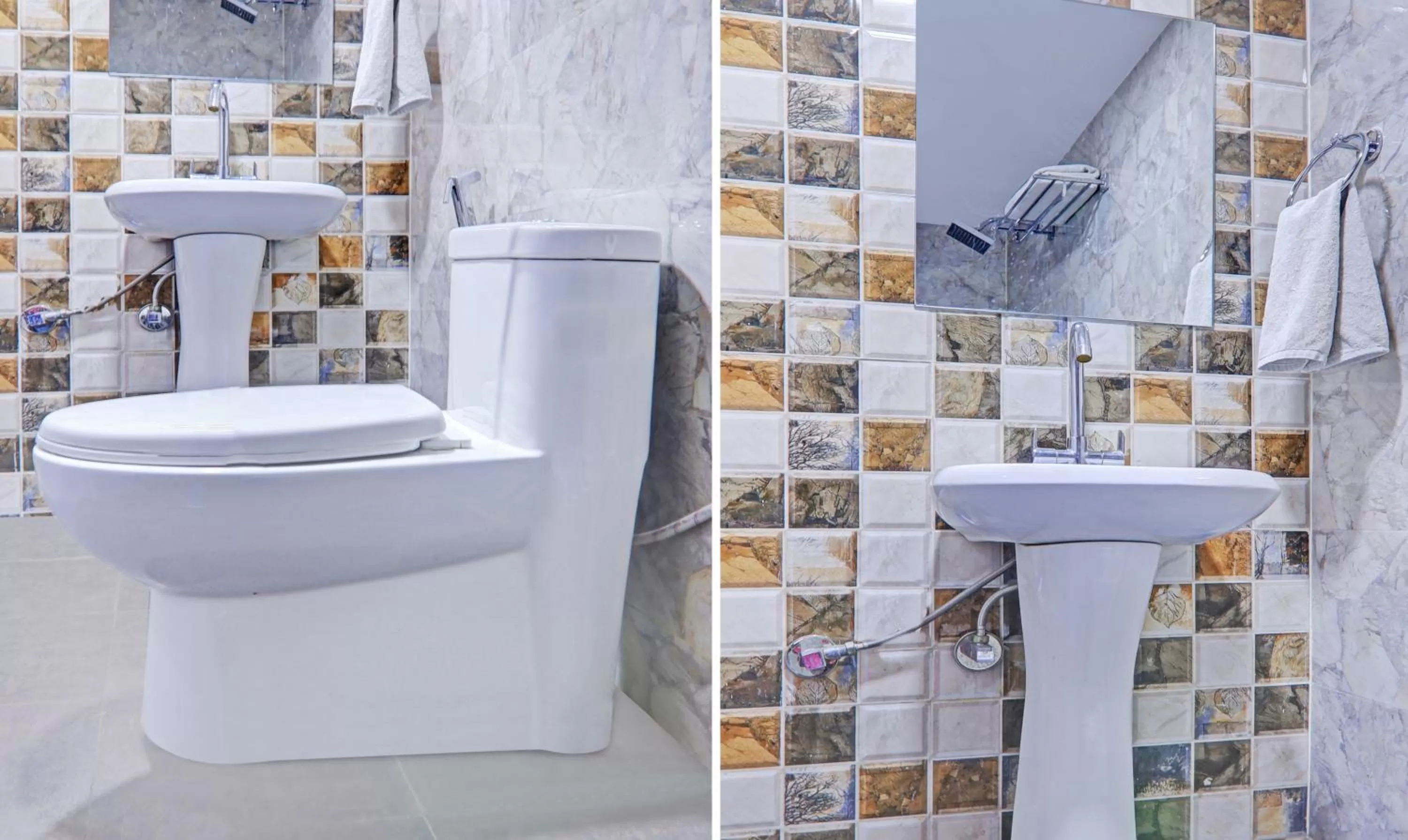 Bathroom in Treebo Raj Inn Lalpur