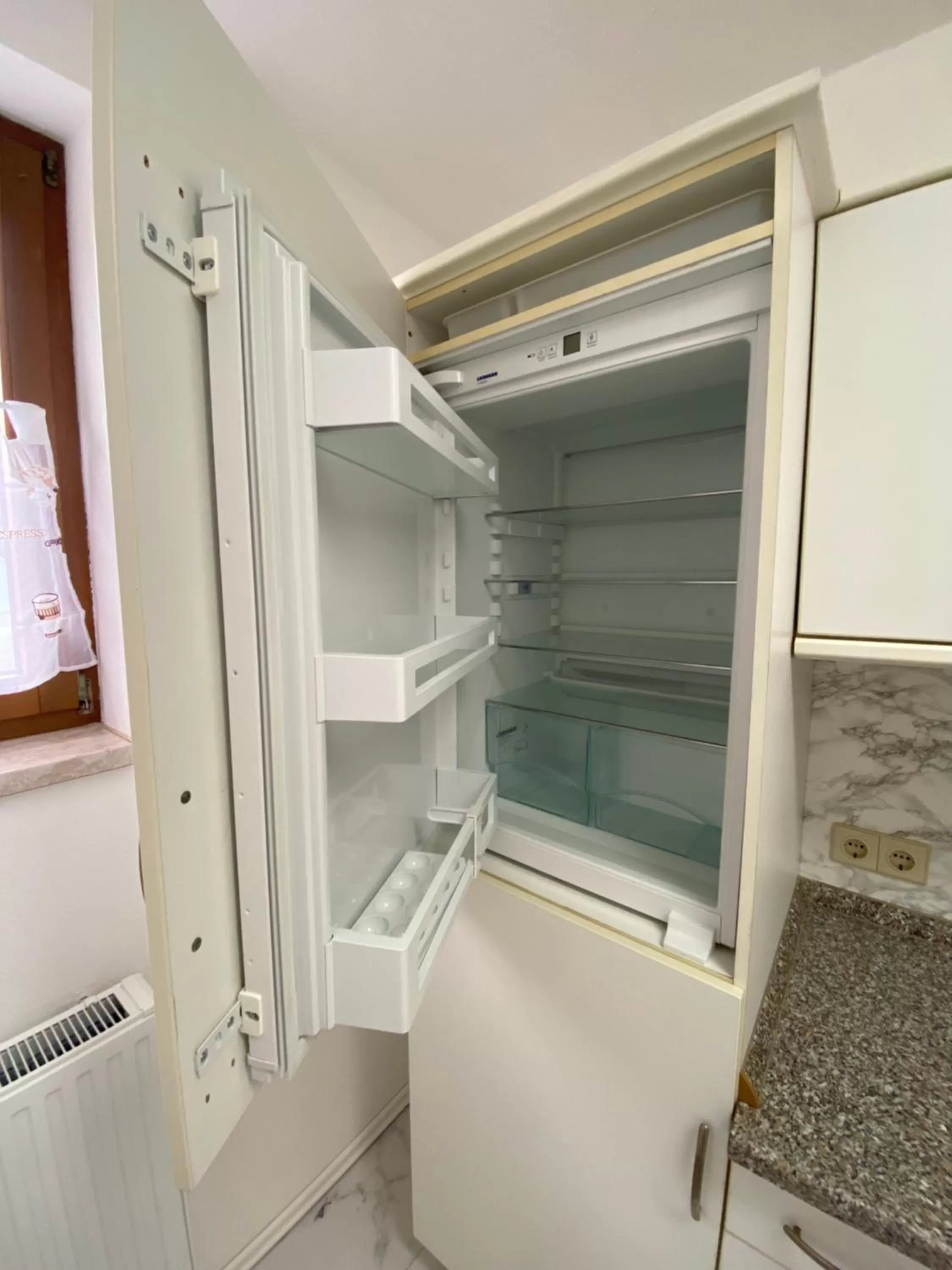 Kitchen or kitchenette in Hotel Bielatal