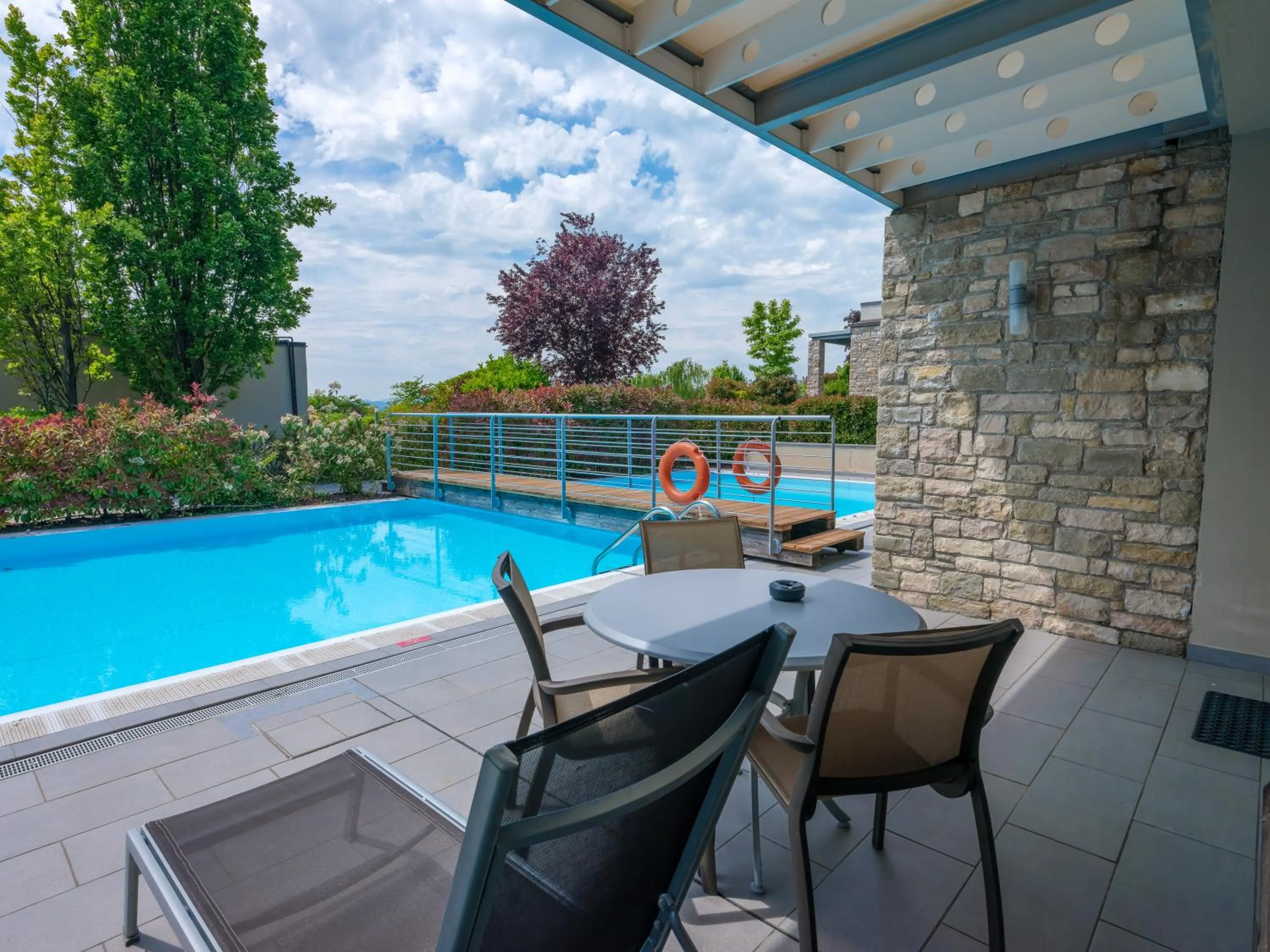 Pool view in Parc Hotel Germano Suites & Apartments