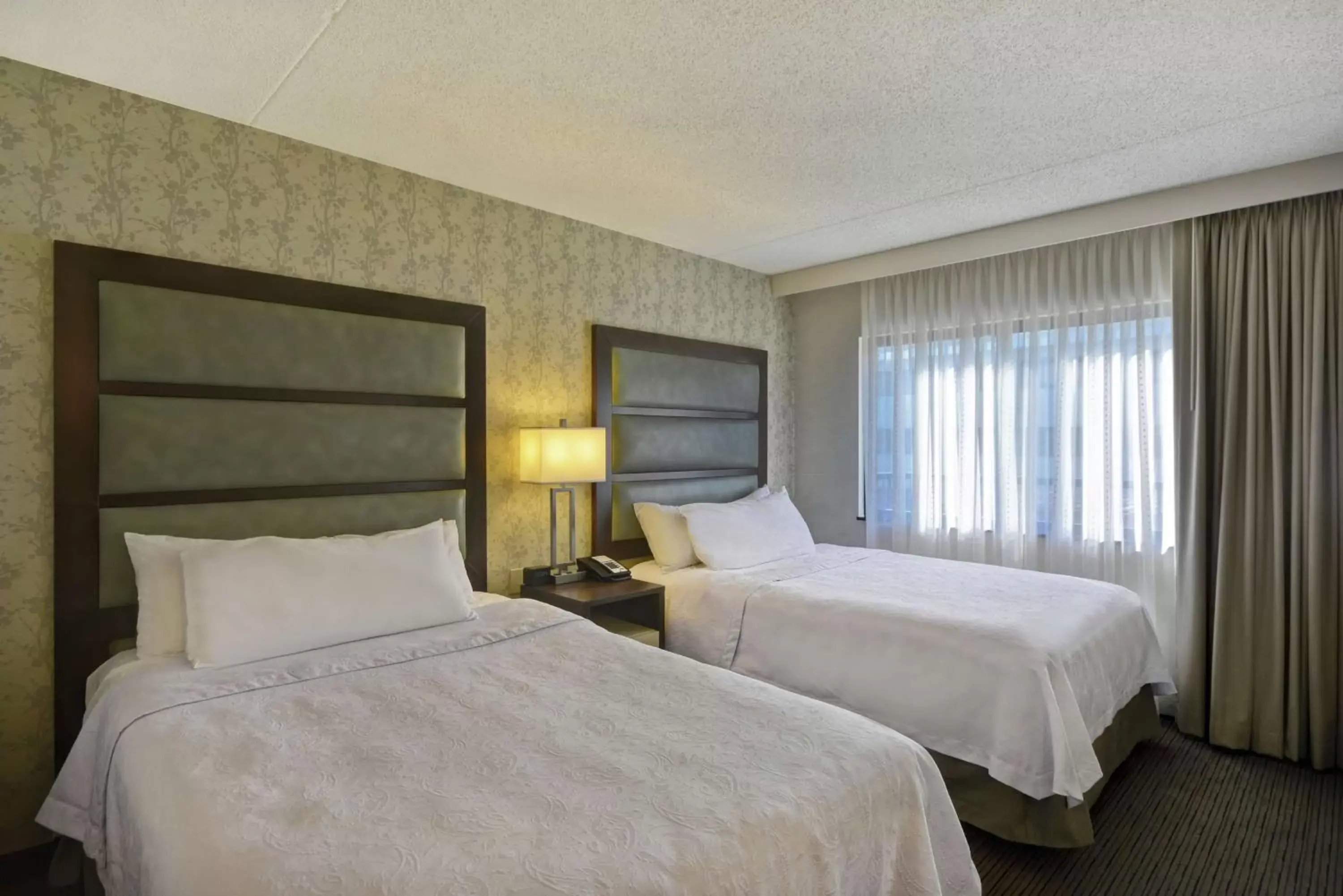 Bed in Homewood Suites by Hilton Indianapolis Carmel