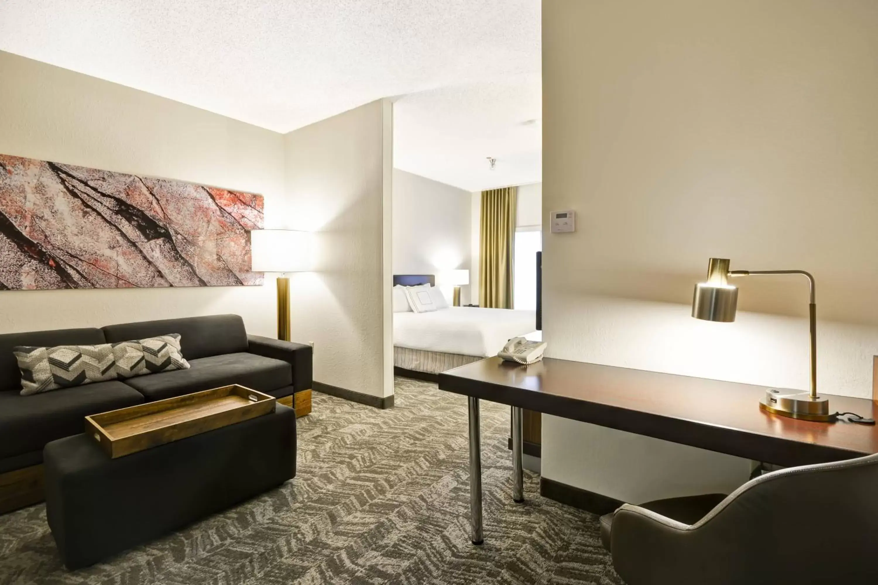 Living room, Seating Area in SpringHill Suites by Marriott San Antonio Medical Center/Northwest