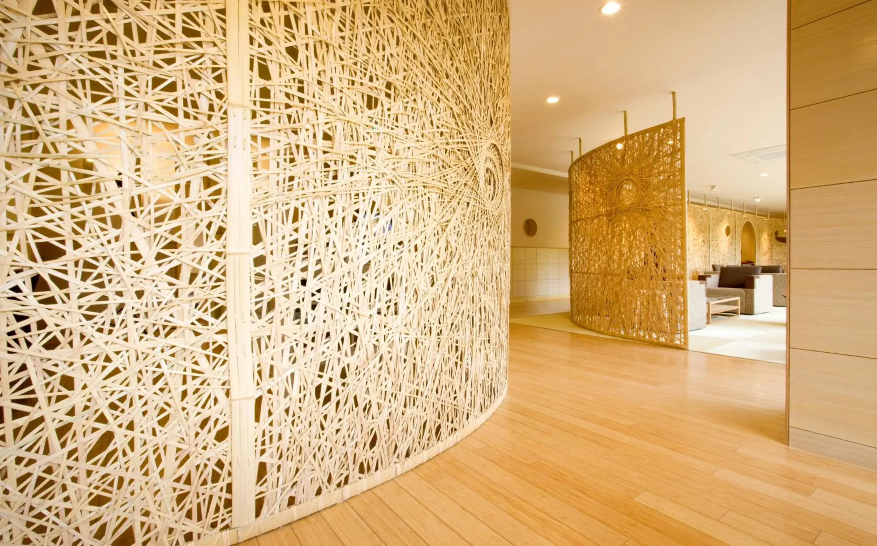 Lobby or reception in Hana Beppu Lobby or reception in Hana Beppu