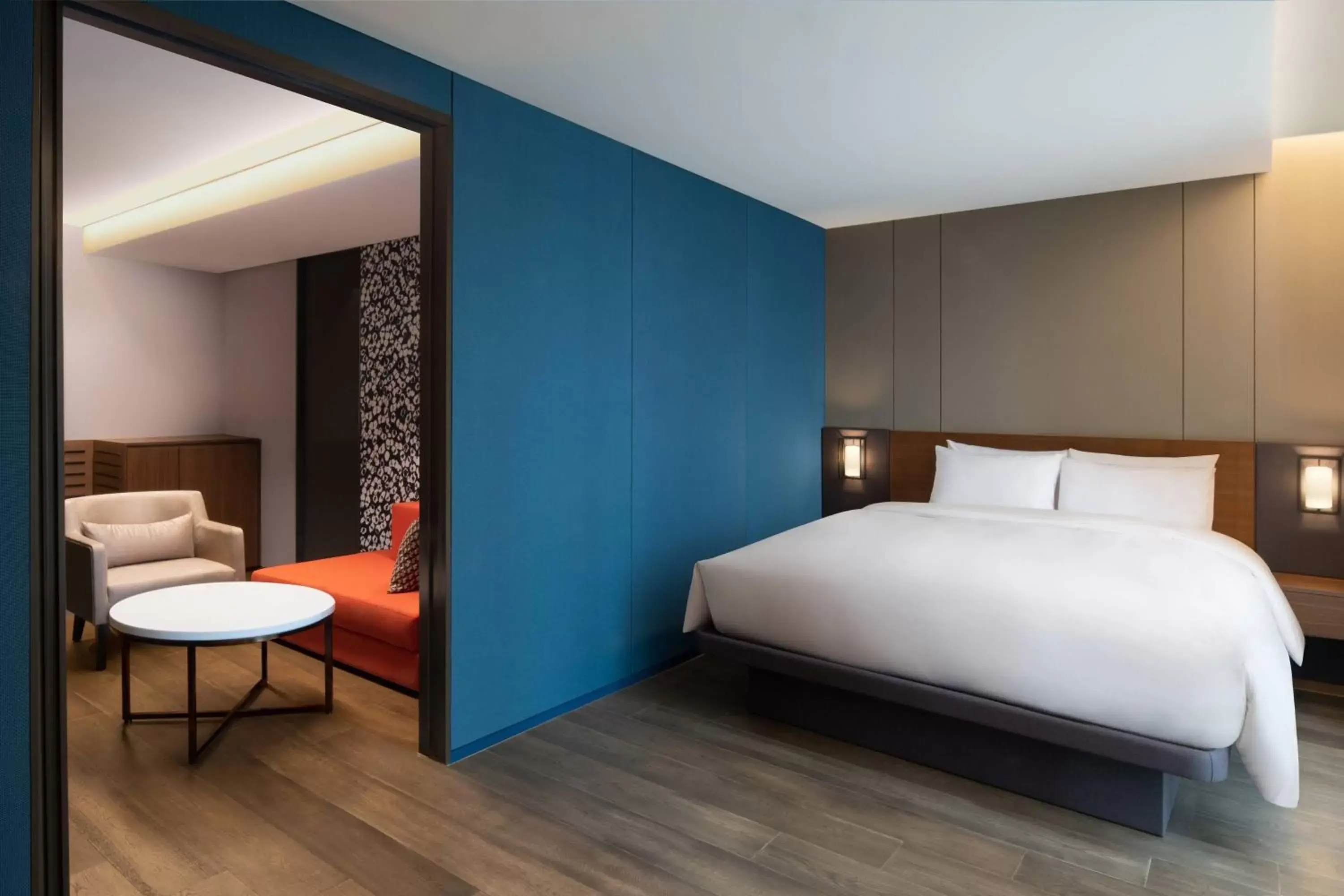 Bedroom, Bed in Courtyard by Marriott Suwon