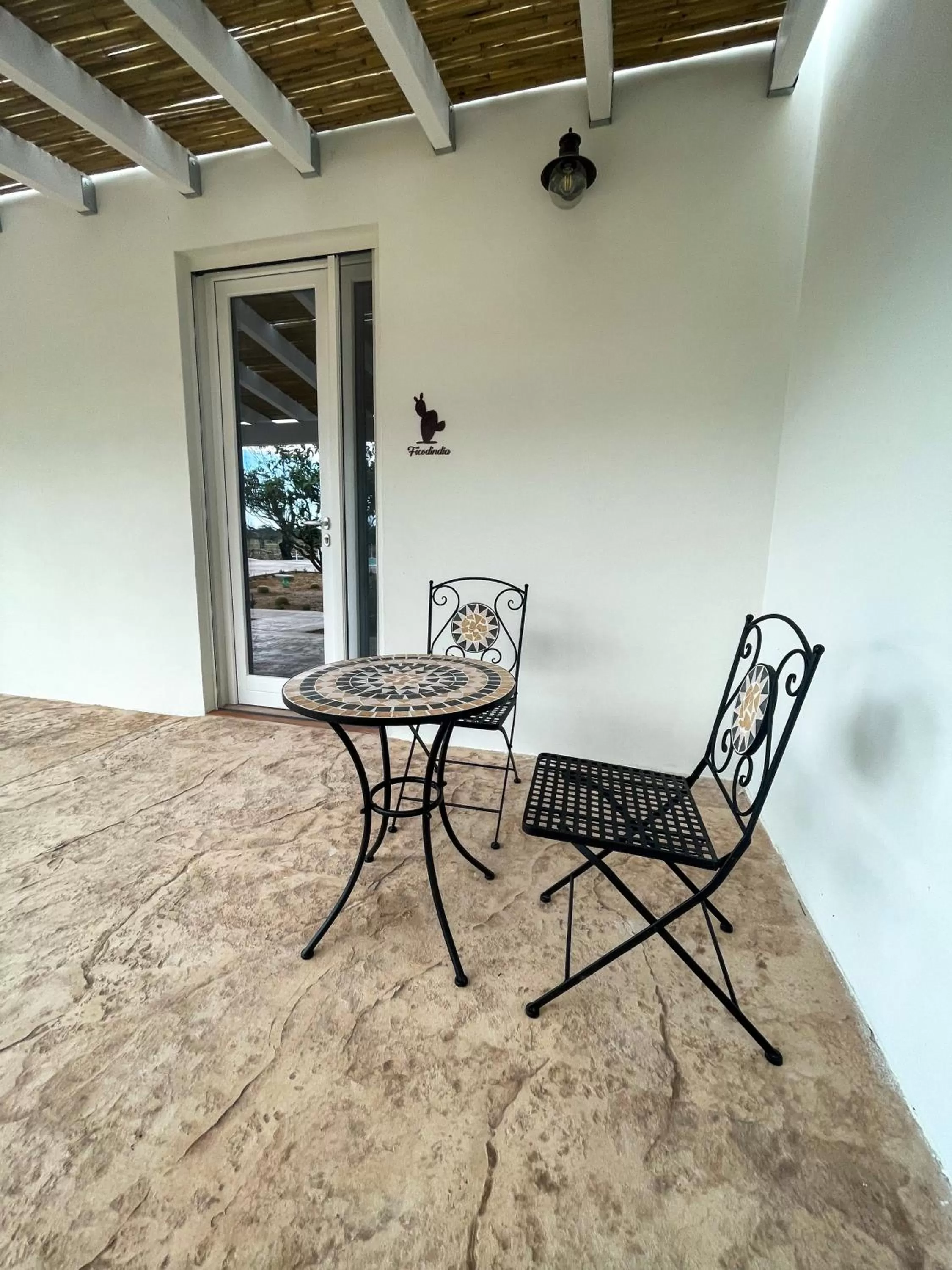 Patio in B&b Casina Il Mandorlo