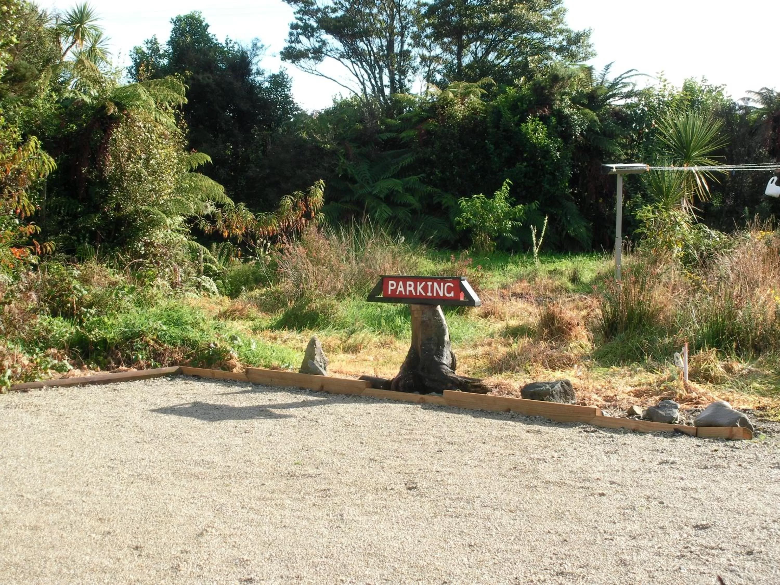 Parking in Mahinapua Retreat B&B