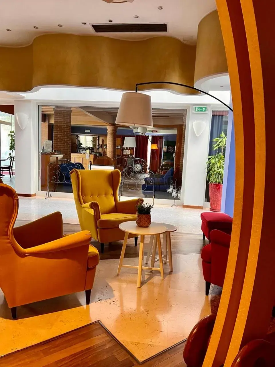 Lobby or reception, Lounge/Bar in Hotel Due Torri Tempesta