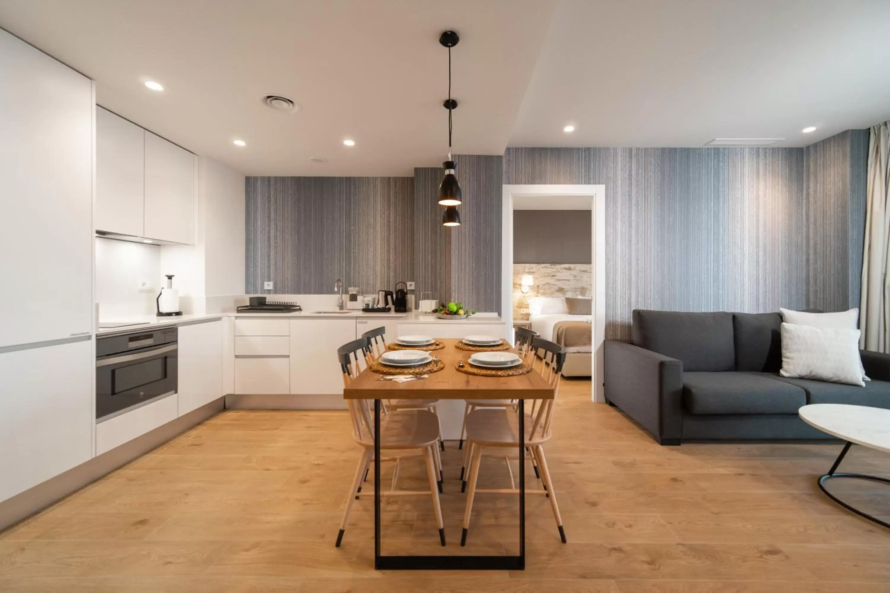 Living room, Dining Area in Ahoy Apartments