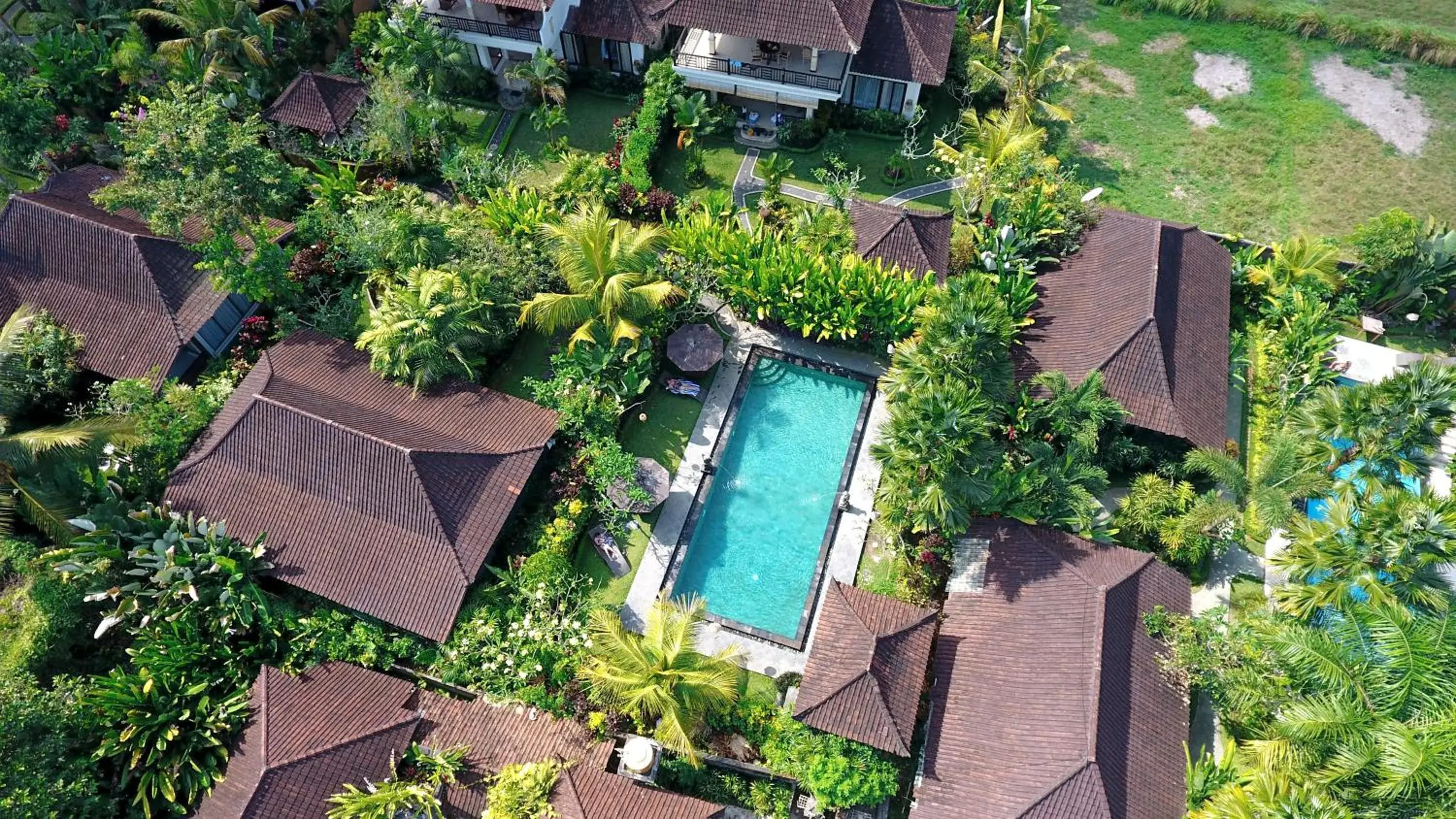 Pool view, Bird's-eye View in Bali Dream Resort Ubud by Mahaputra