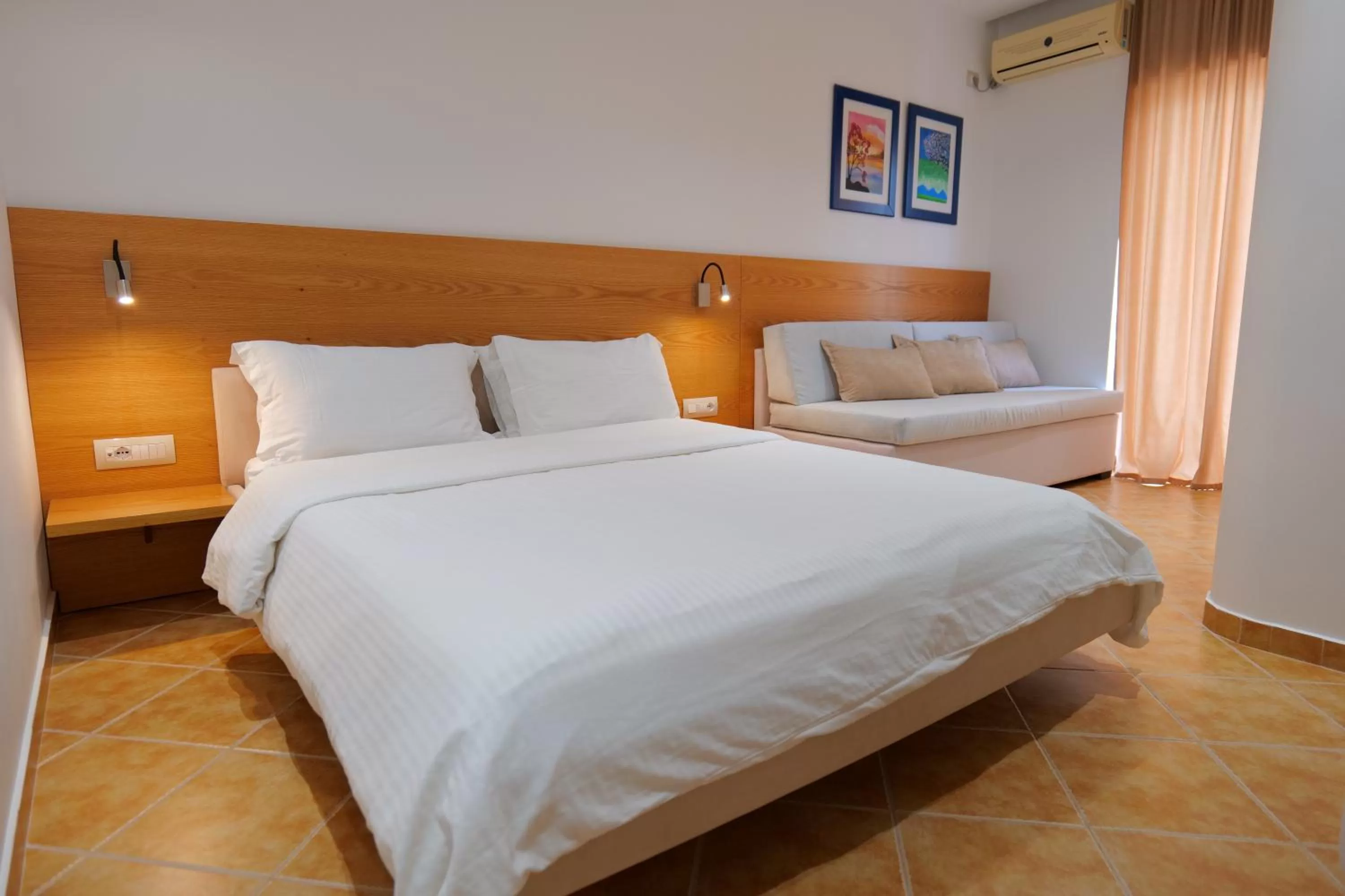 Bed in Hotel Piccolino