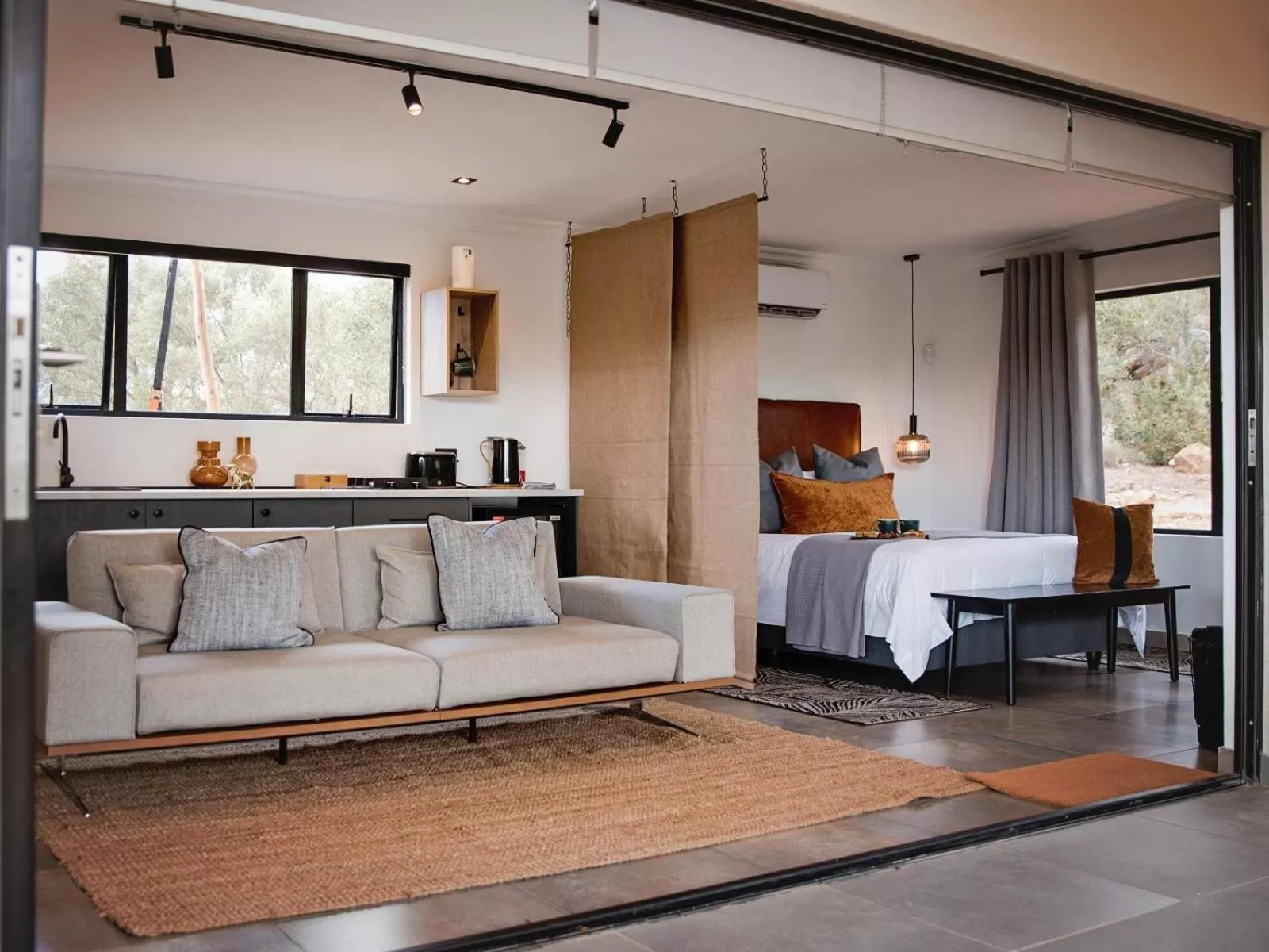 Bed in Wagyu Mountain Lodge