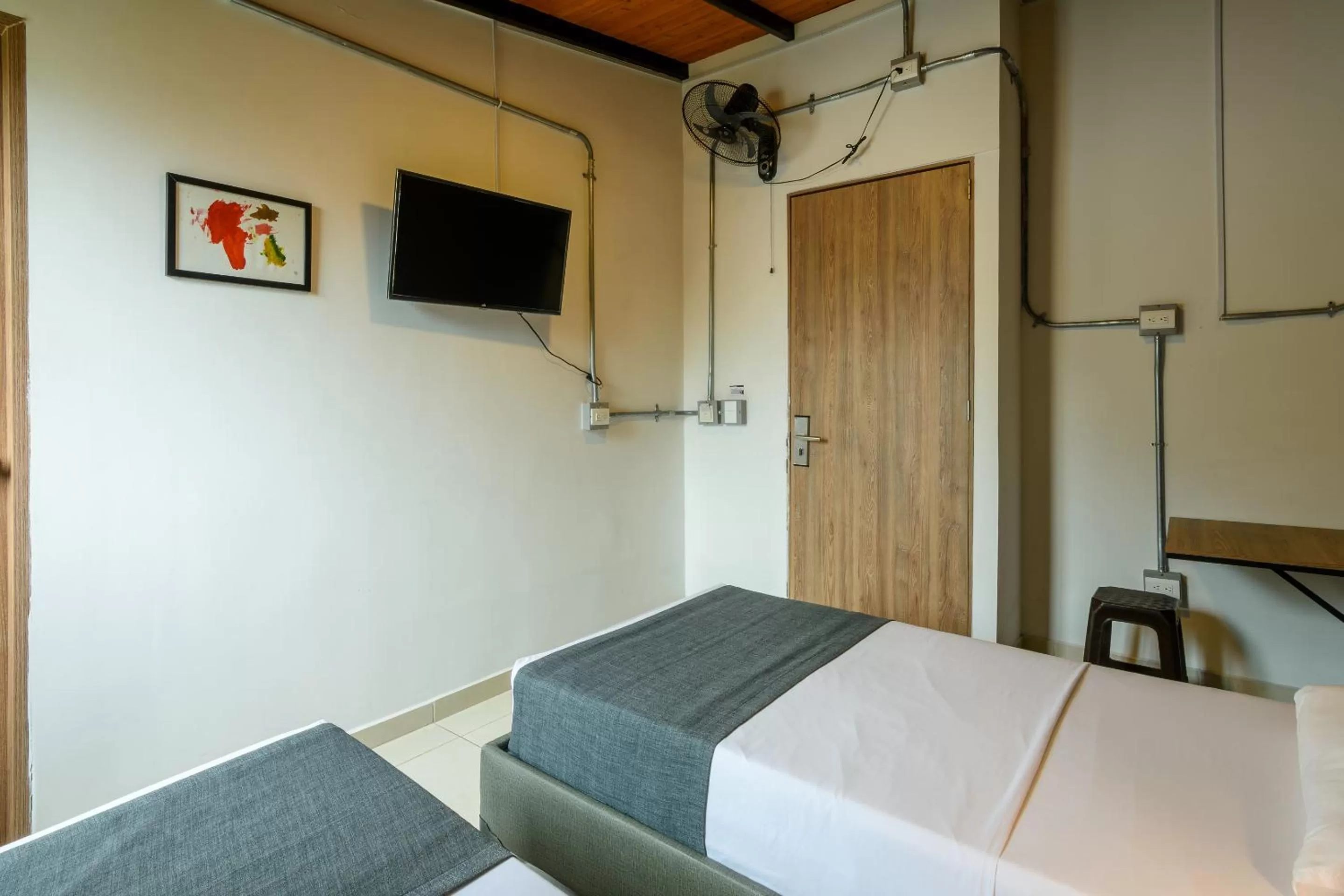 Bedroom, Bed in Med la palma