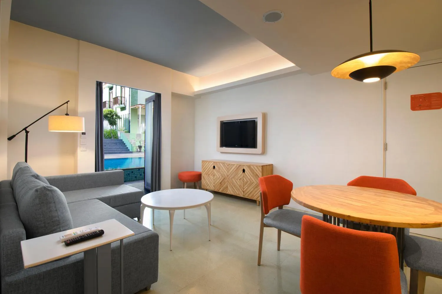 Living room in HARRIS Hotel Kuta Tuban Bali