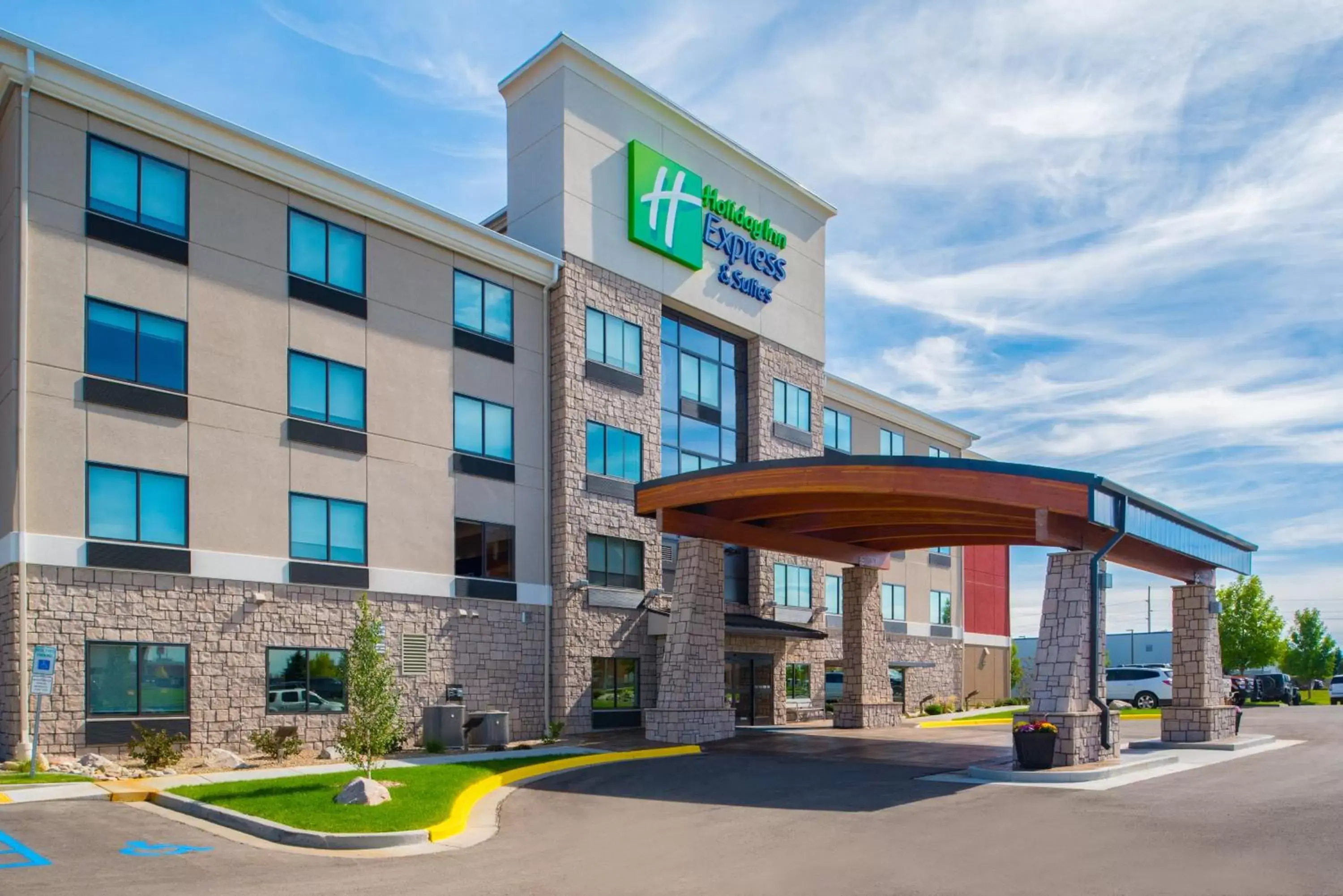 Property Building in Holiday Inn Express Hotel & Suites Bismarck, an IHG Hotel