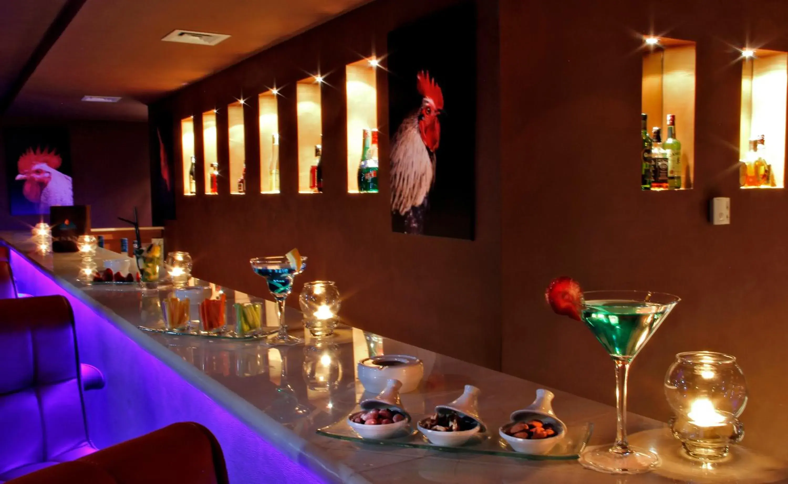 Lounge or bar, Restaurant/Places to Eat in Rawabi Hotel Marrakech & Spa